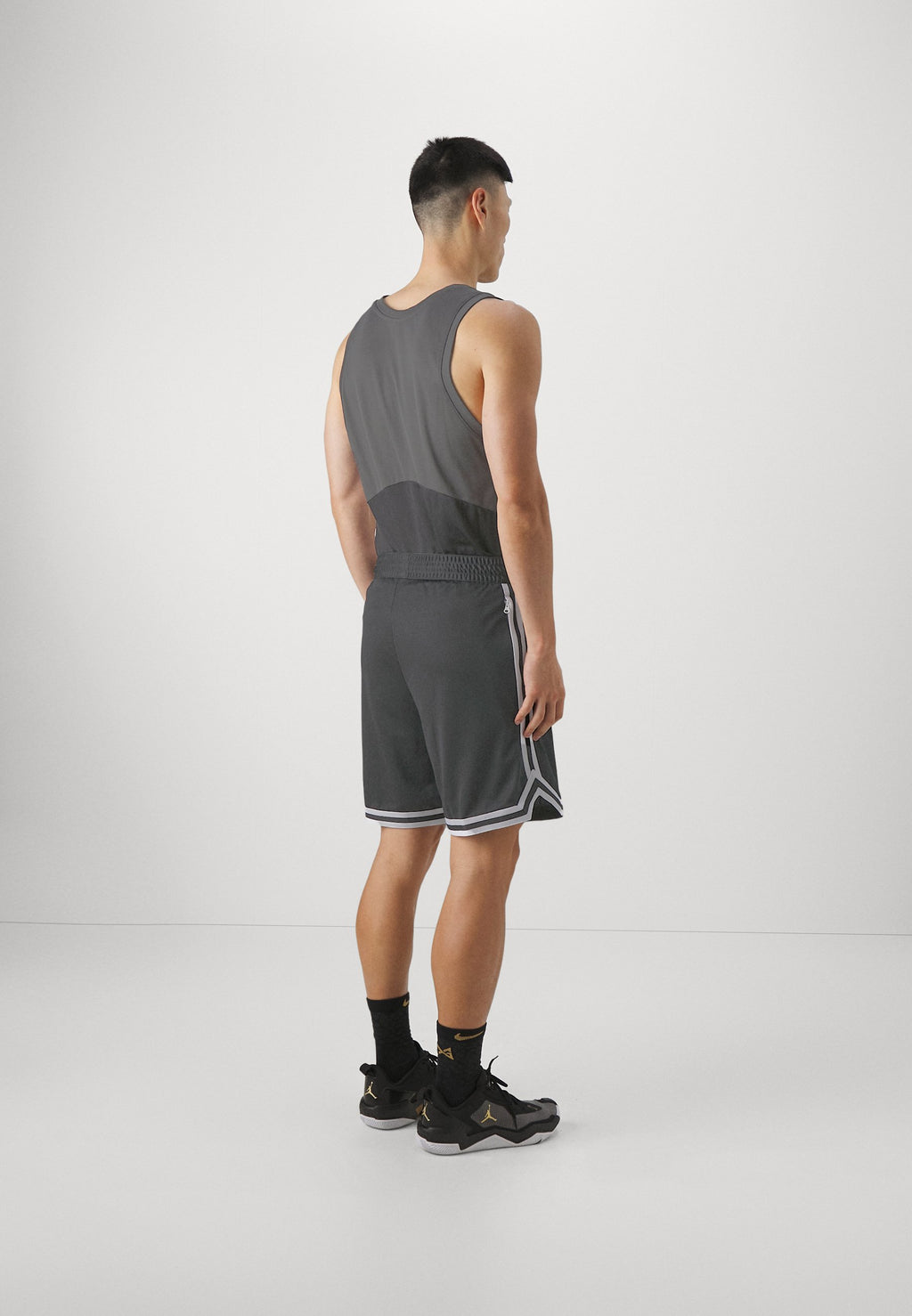 DNA SHORT - Sports shorts - black/white
