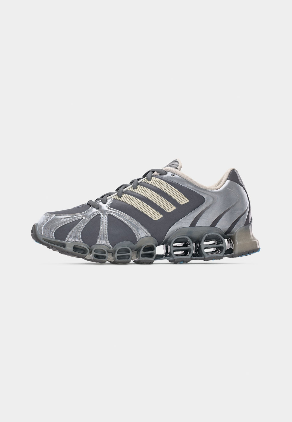 MEGA GHOSTRIDE W - Trainers - grey three/core white/silver-coloured metallic