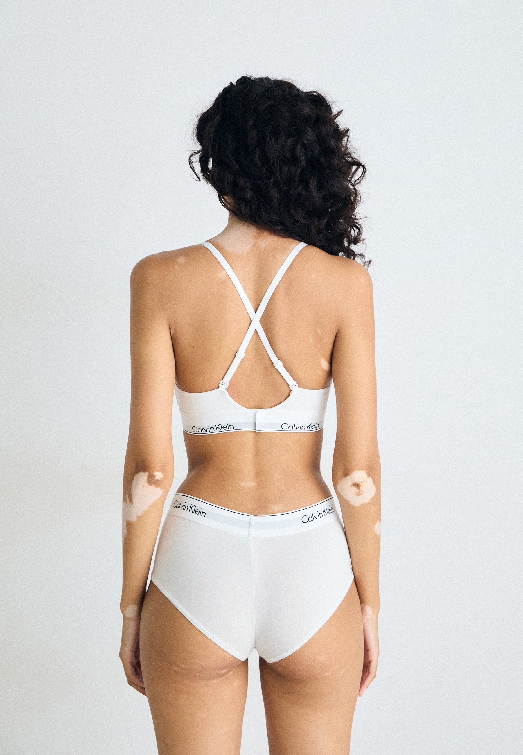 TRIANGLE ICON - Triangle bra - white