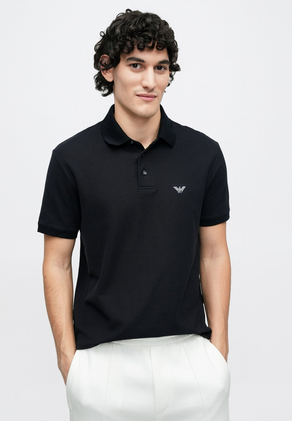 Polo shirt - blue navy