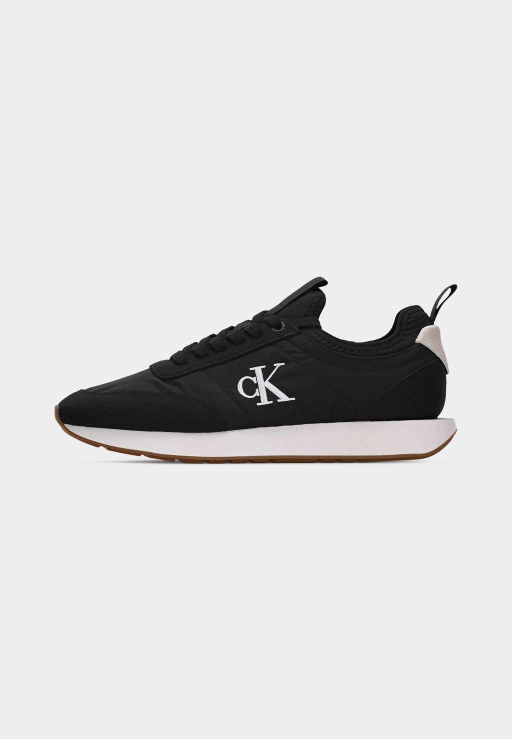 RETRO RUNNER LACE UP - Trainers - black/bright white