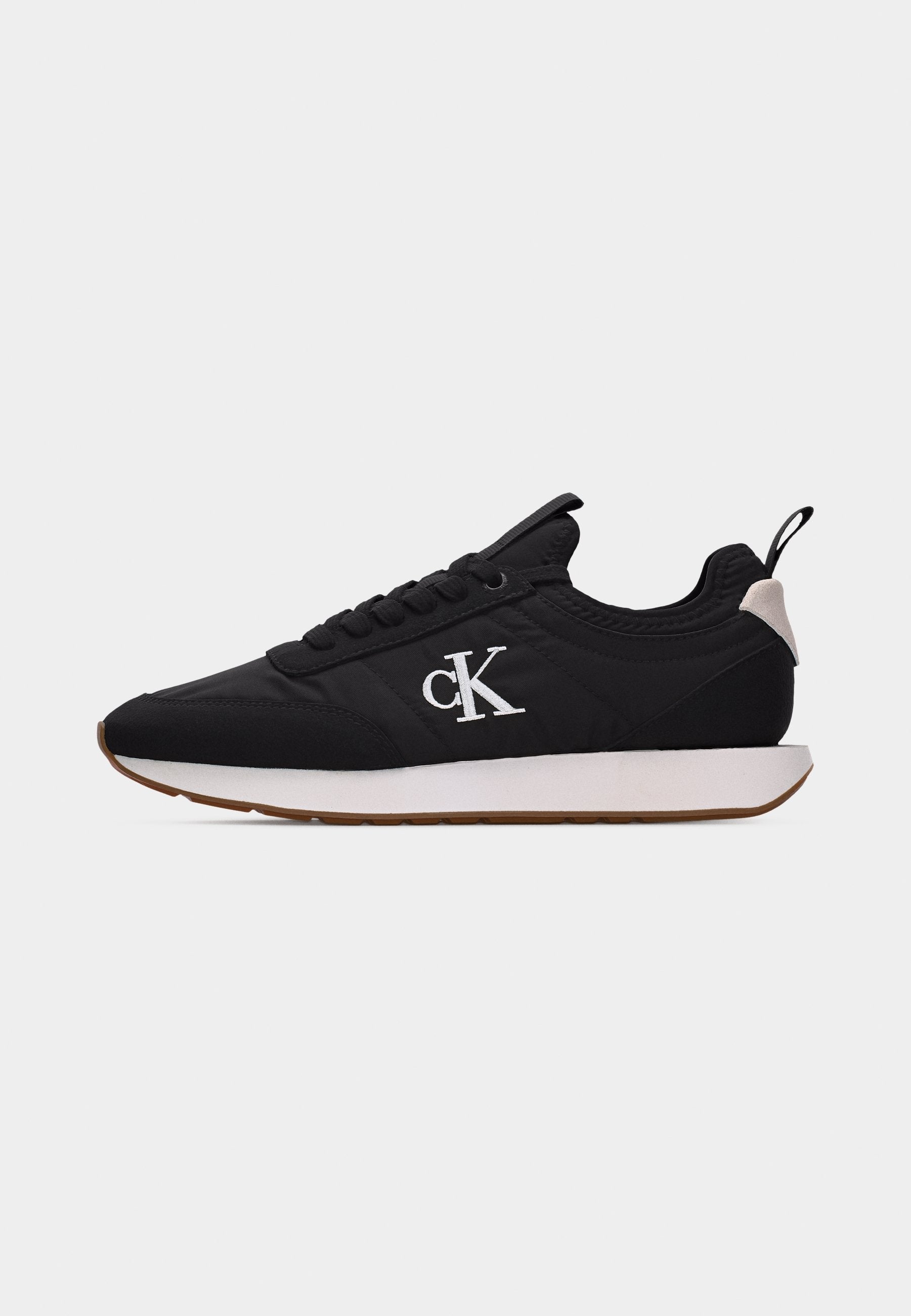 RETRO RUNNER LACE UP - Trainers - black/bright white