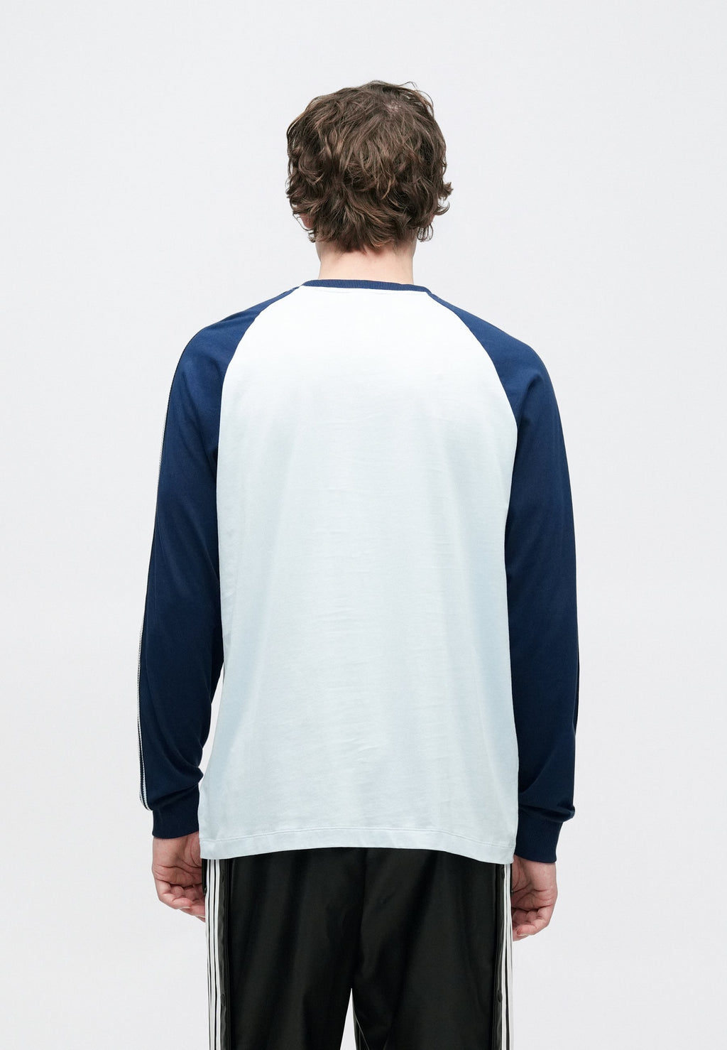 Long sleeved top - crystal sky/night indigo