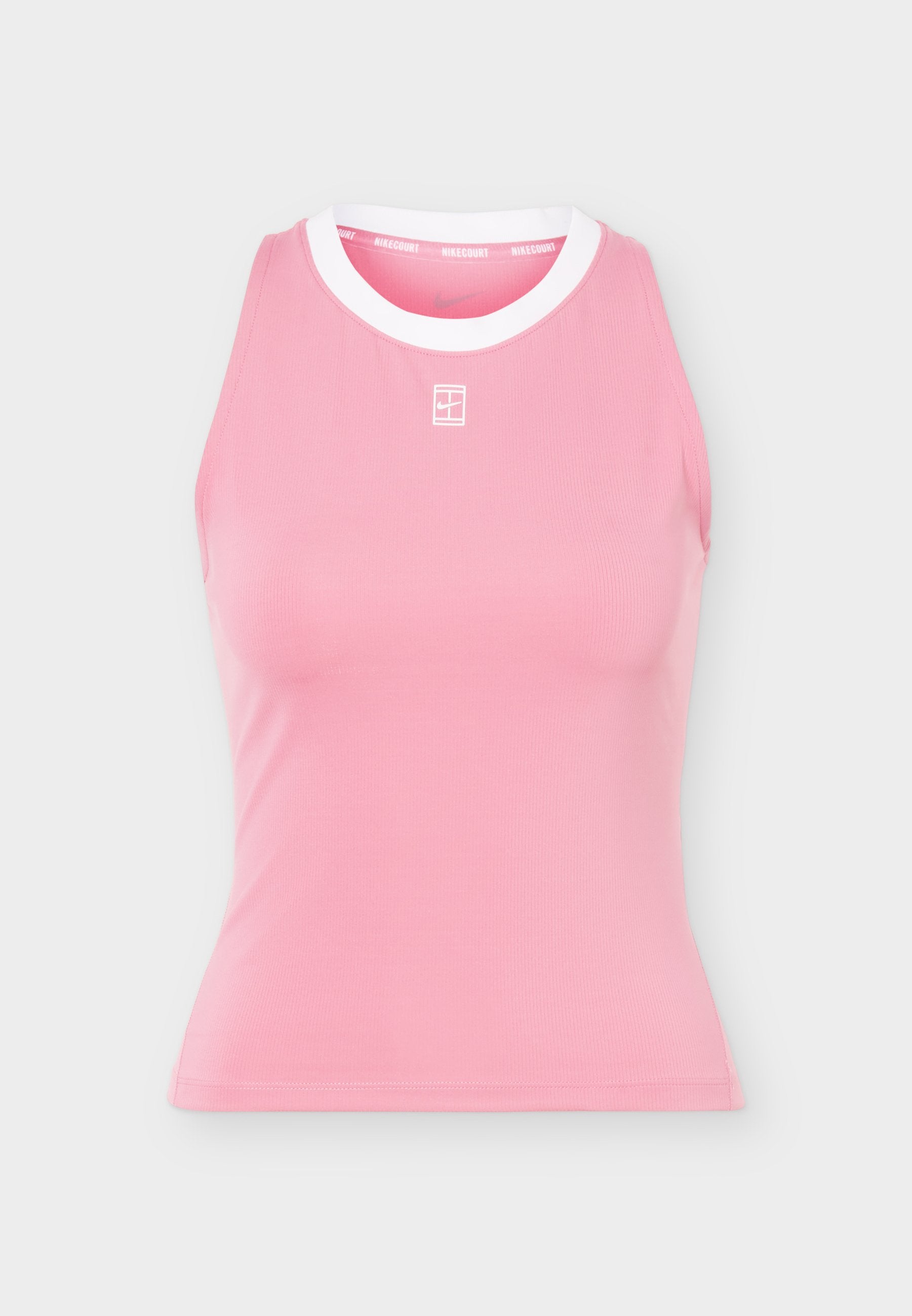 NIKECOURT ADVANTAGE TANK - Haut - peony/white