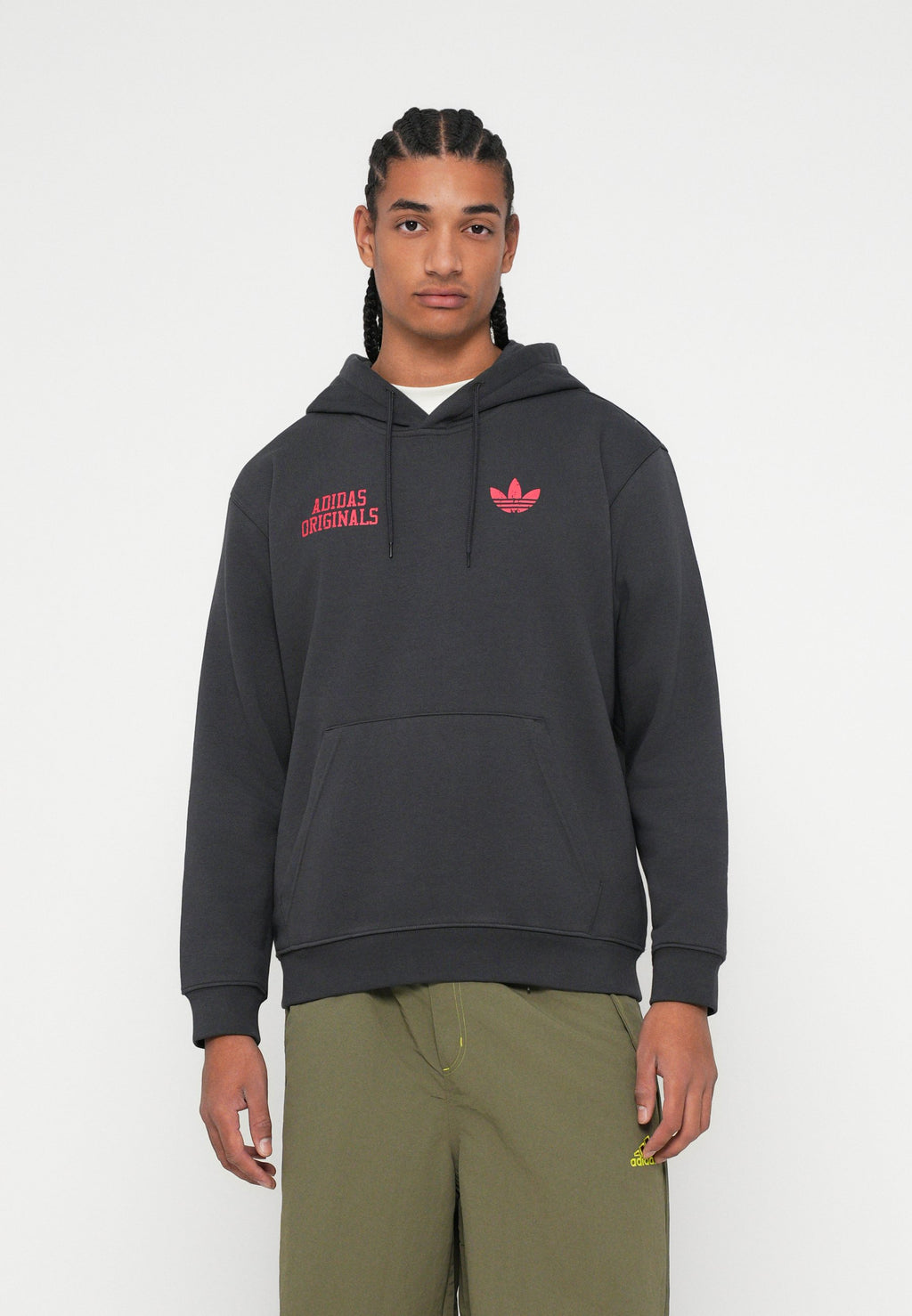 RETRO WORDING UNISEX - Hoodie - black