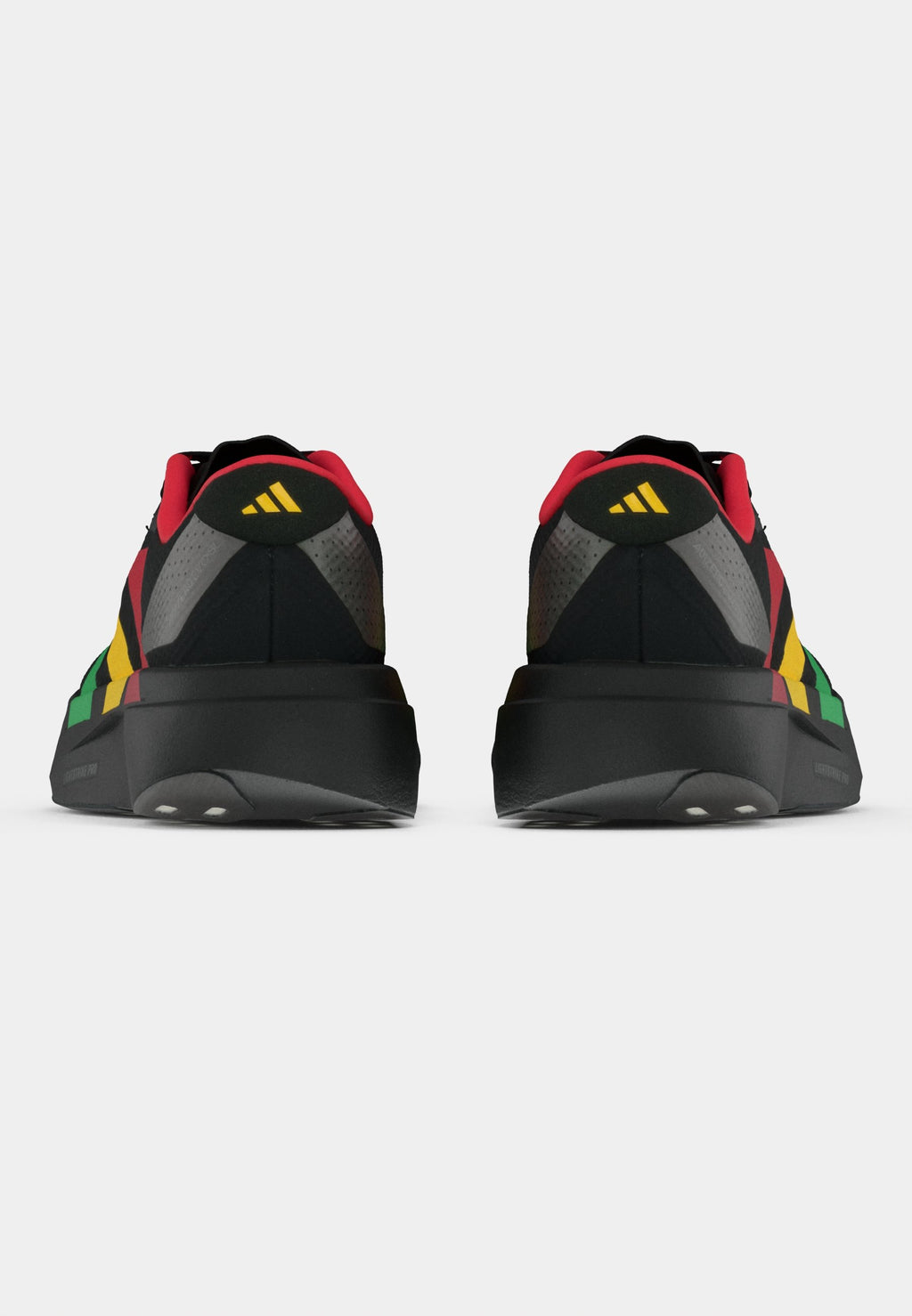 ADIZERO EVO SL - Trainers - core black/vivid green/bold gold-coloured