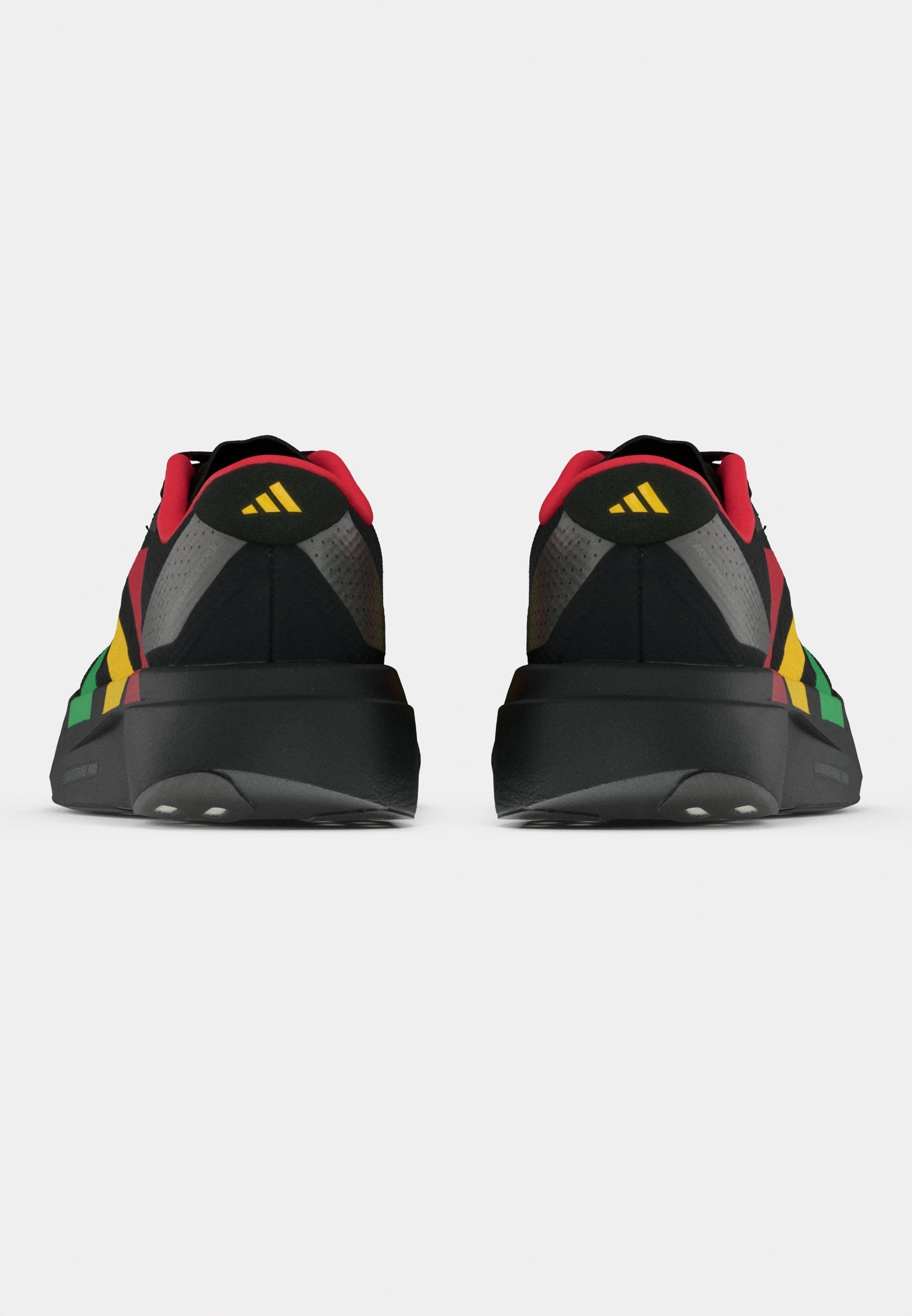 ADIZERO EVO SL - Trainers - core black/vivid green/bold gold-coloured