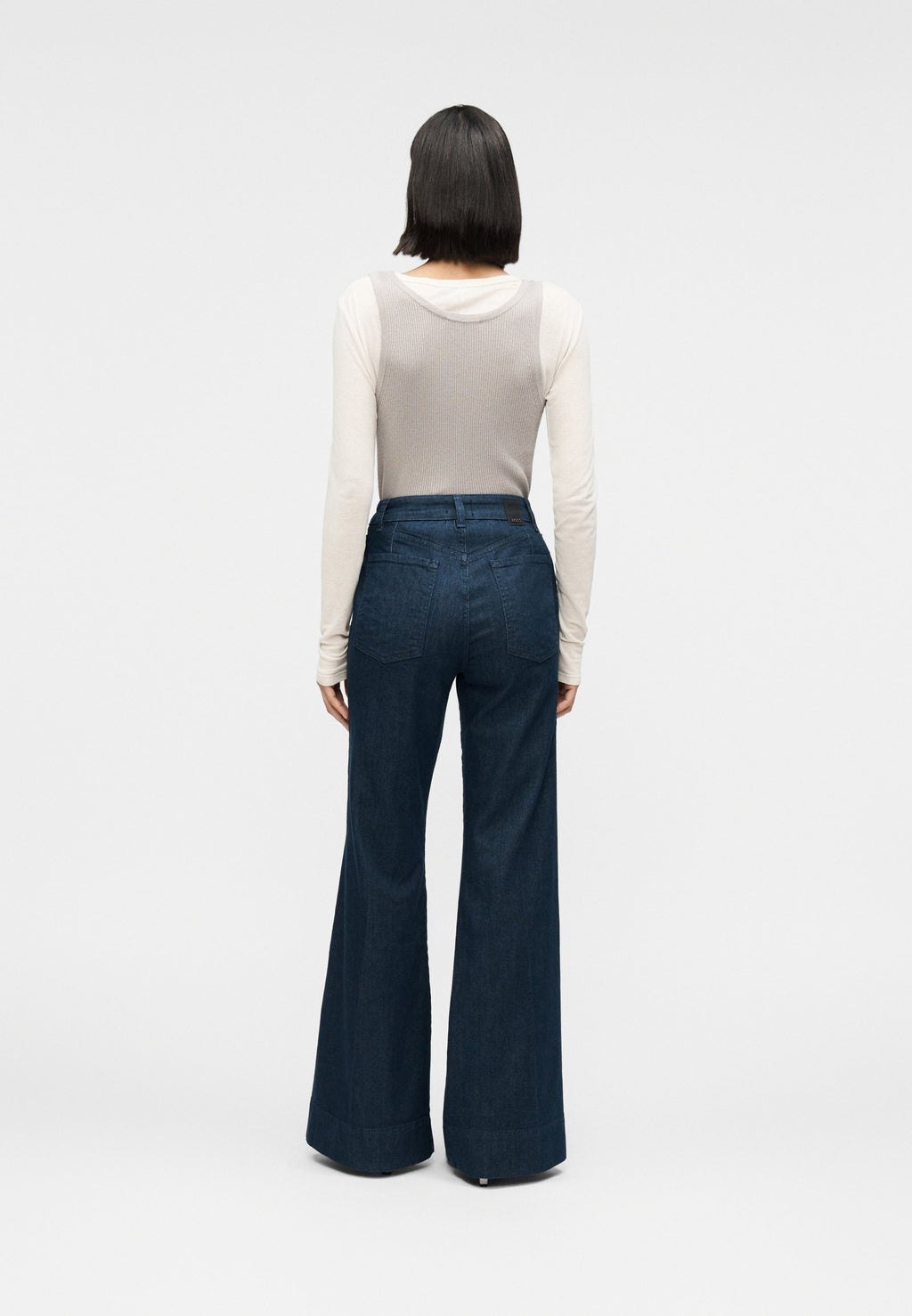 ROSALYA - Flared Jeans - dark blue
