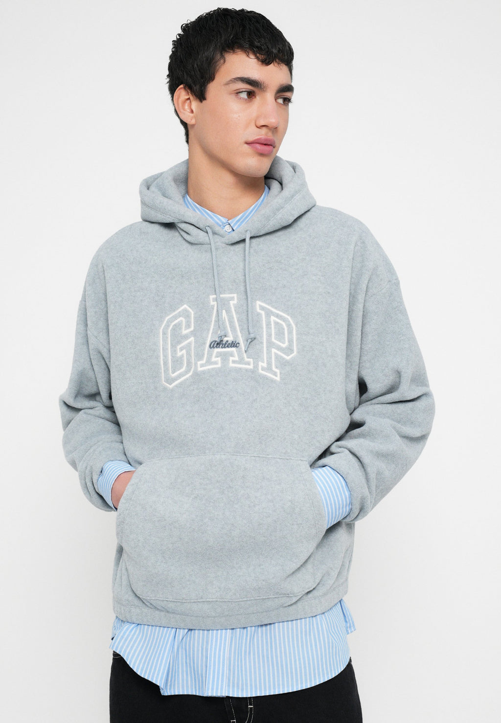 LOGO POLAR - Hoodie - grey heather