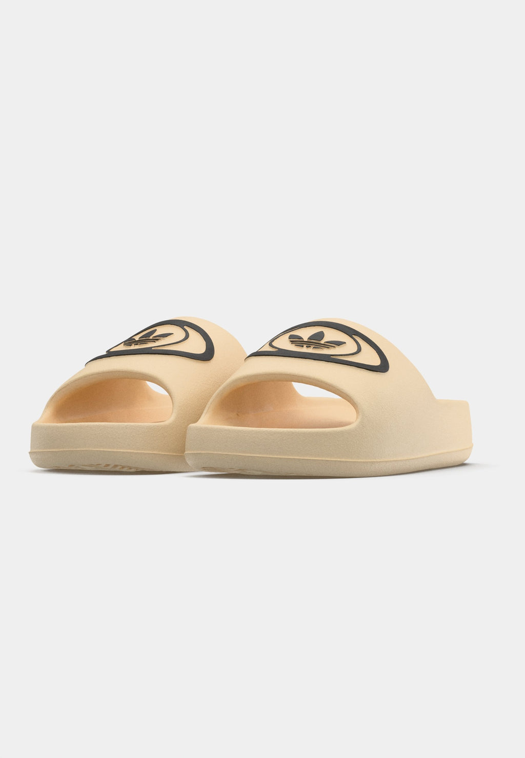 ADILETTE 00S UNISEX - Mules - sand strata/core black