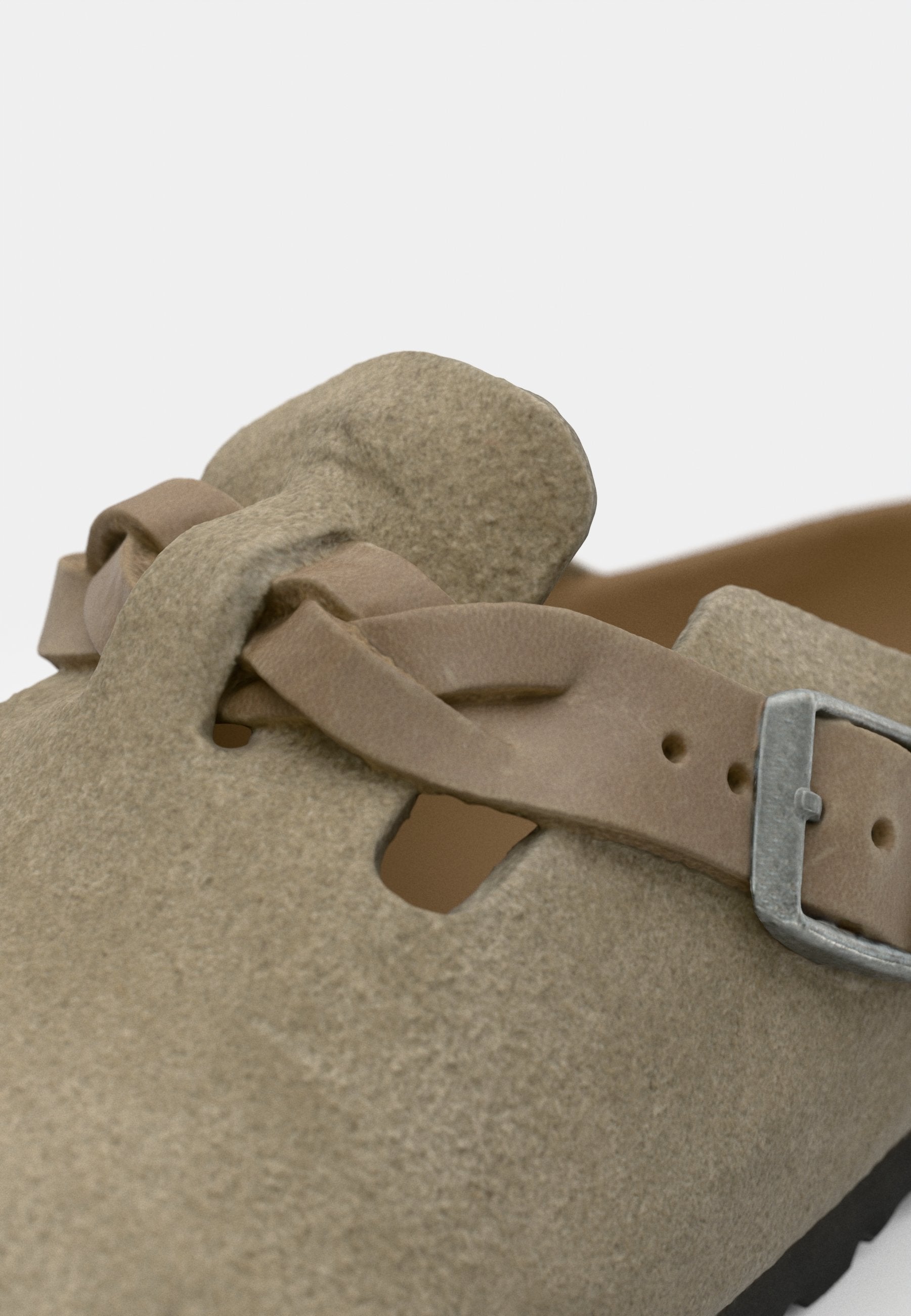 BOSTON LEVE BRAIDED NARROW - Slippers - taupe