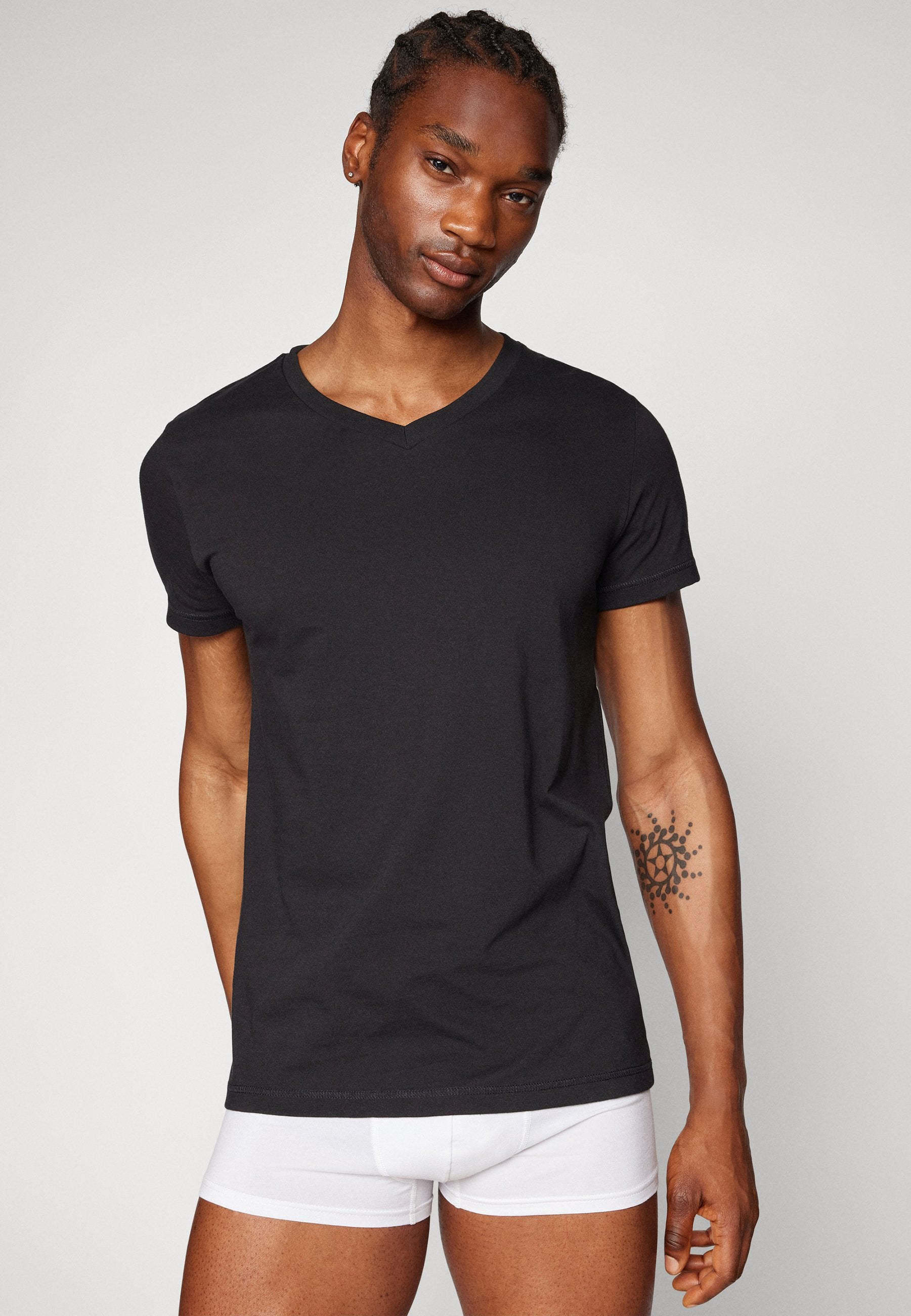 3 PACK - Undershirt - true black
