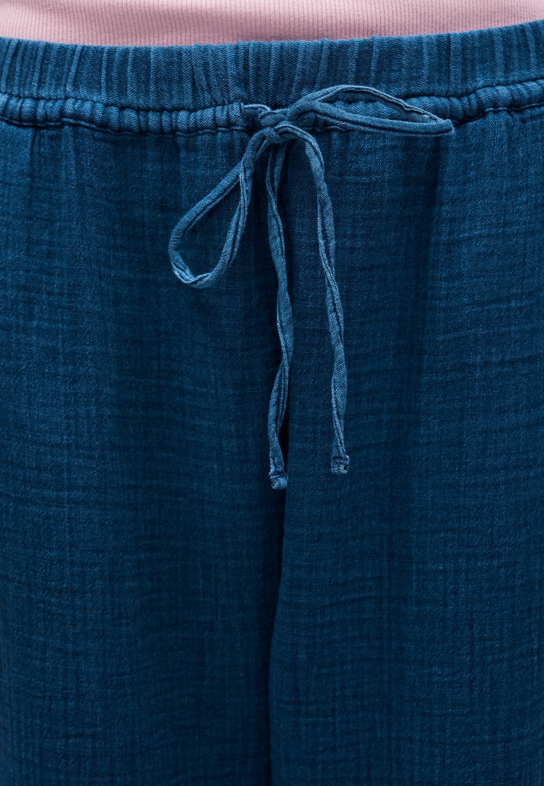 PO GAUZE RINSE REESE - Trousers - dark-blue denim