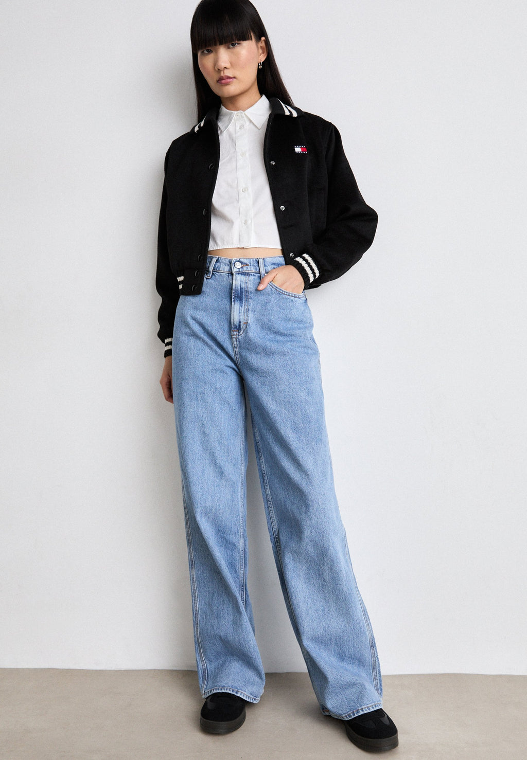 CLAIRE - Wide Leg - denim light