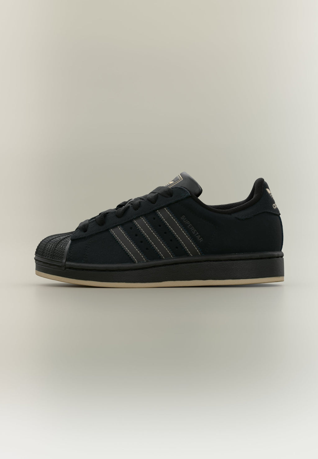 SUPERSTAR II UNISEX - Baskets - noir/kaki pierre