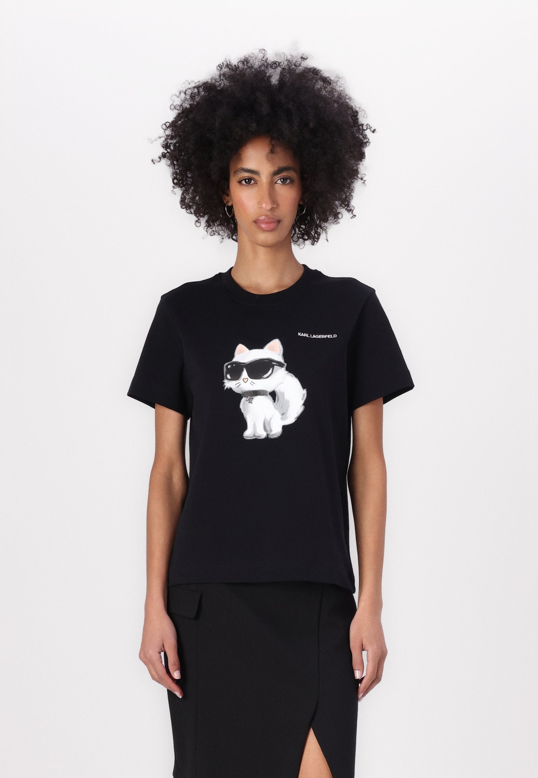 IKON CHOUPETTE - Print T-shirt - black