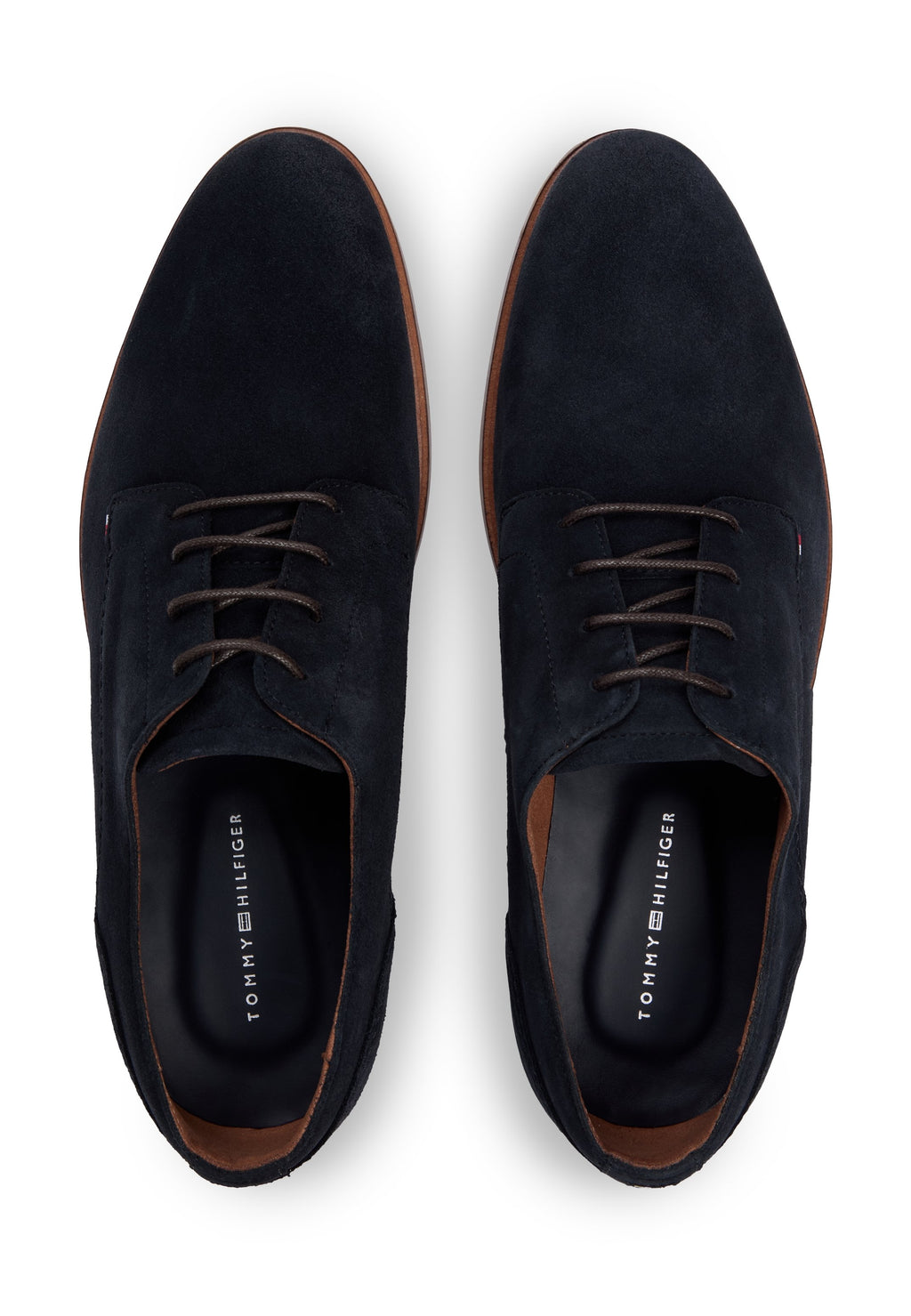 SUEDE DERBY SHOES - Lace-ups - desert sky
