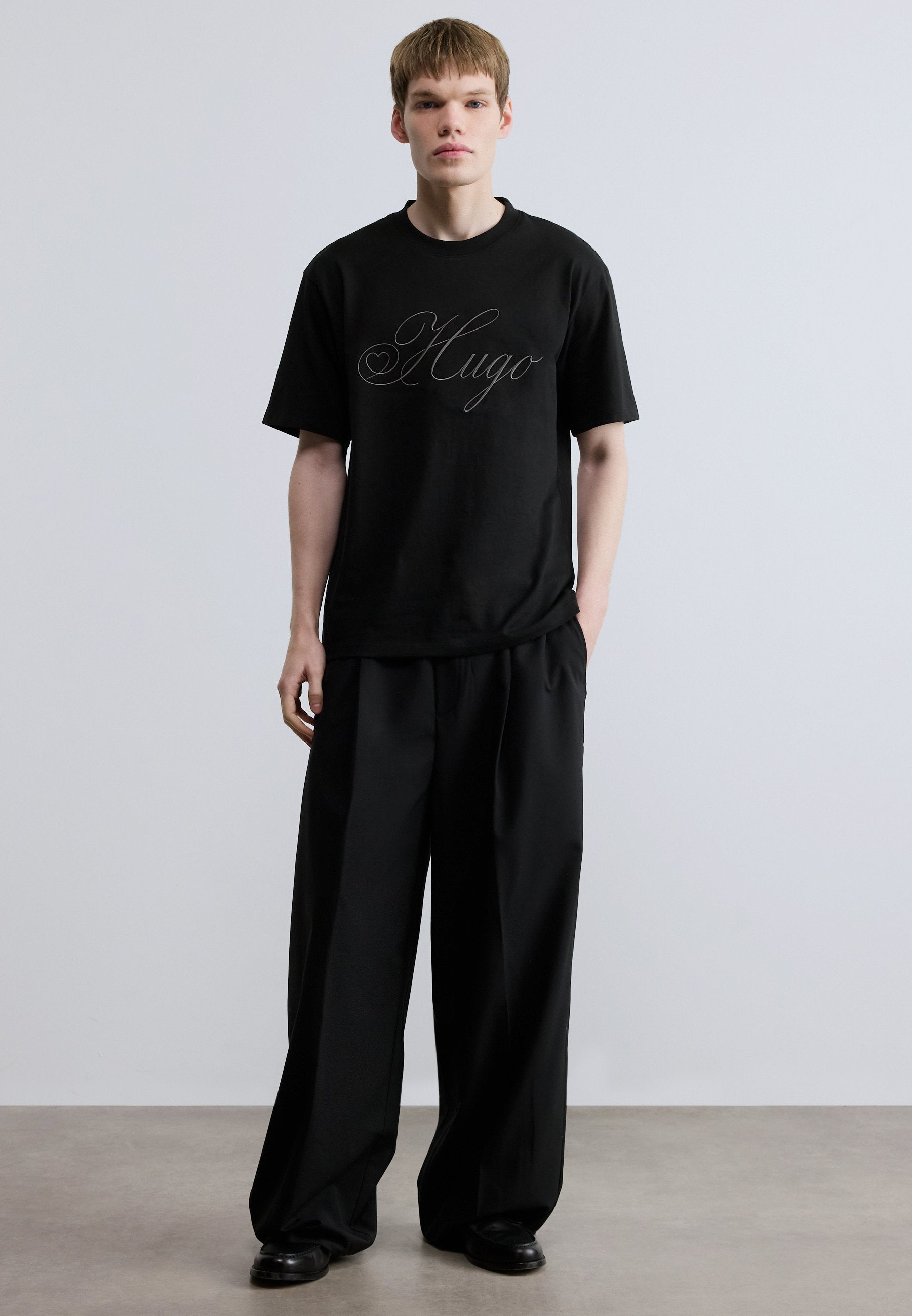 DALENT - Print T-shirt - black