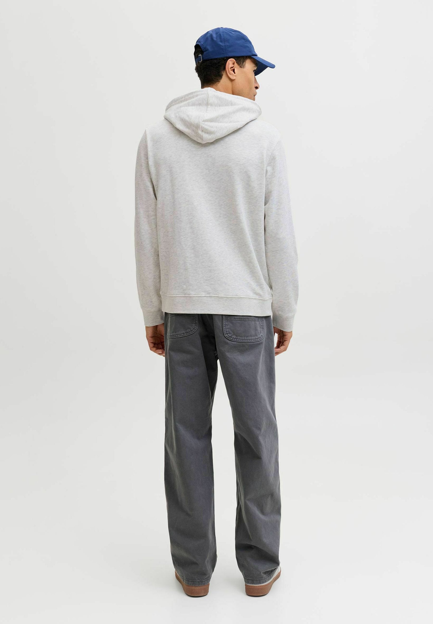 Hoodie - white melange