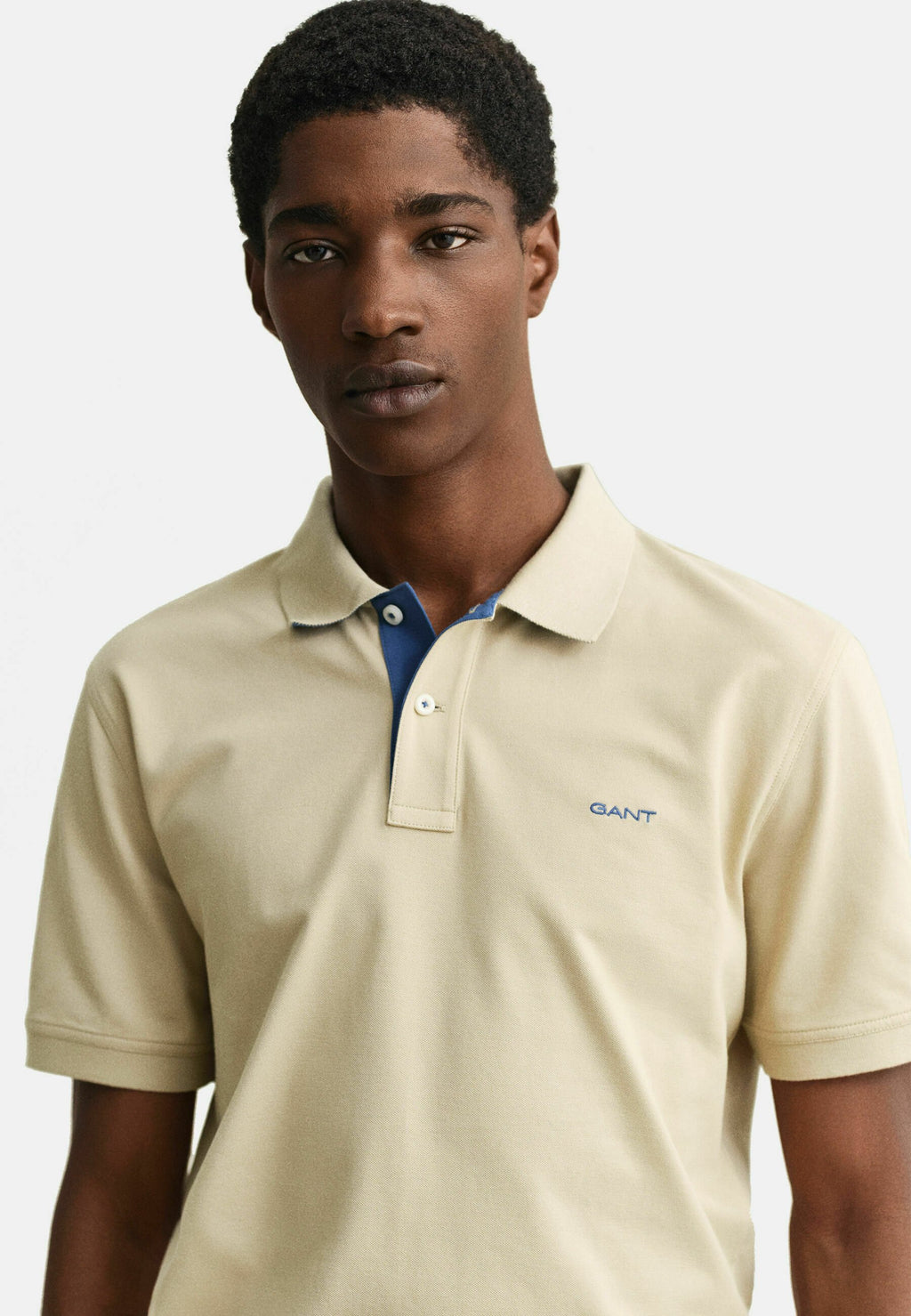 CONTRAST - Polo shirt - oat beige