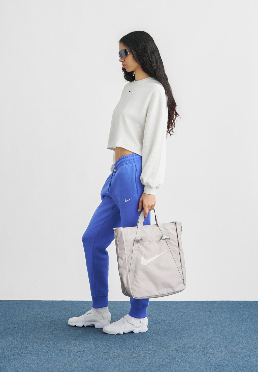 CHILL CREW - Sweatshirt - birch heather/black