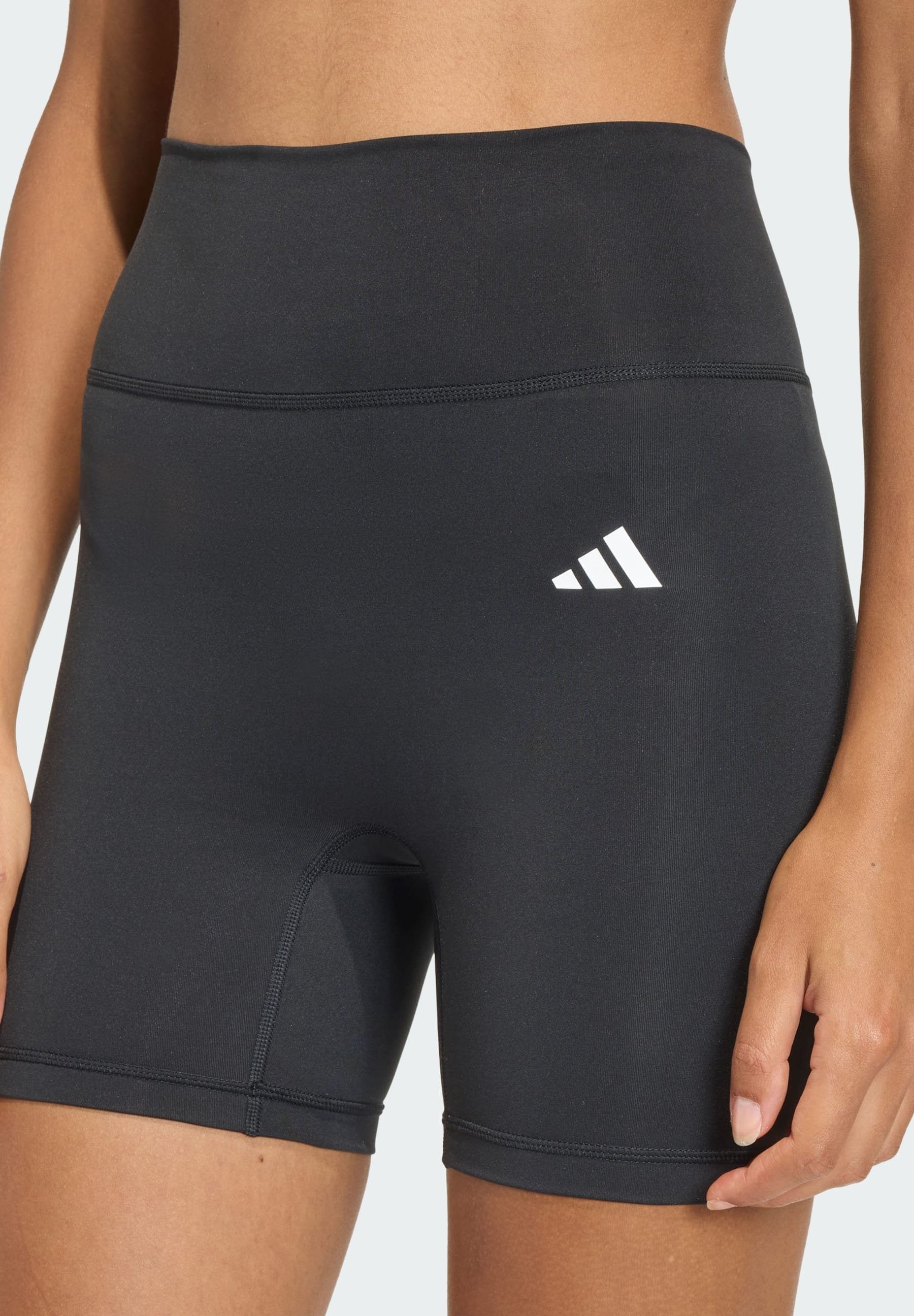 OPTIME ESSENTIALS WORKOUT SHORT LEGGINGS - Leggings - black