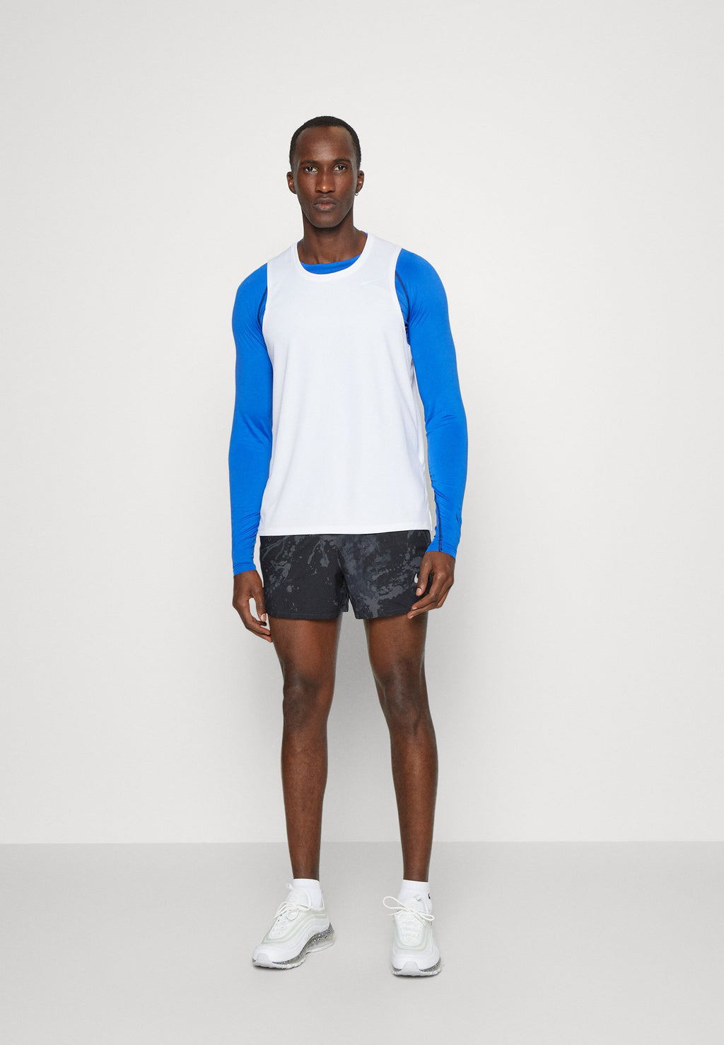 MILER TANK - Top - white/reflective silver