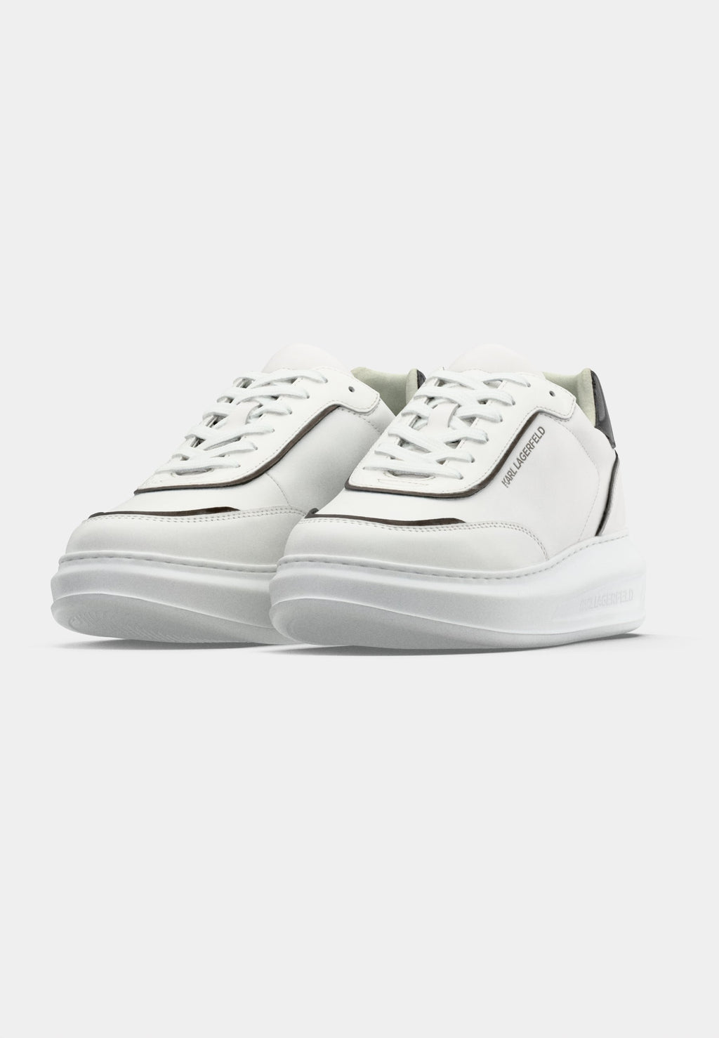 KAPRI U FRONT LACE - Trainers - white/silver-coloured