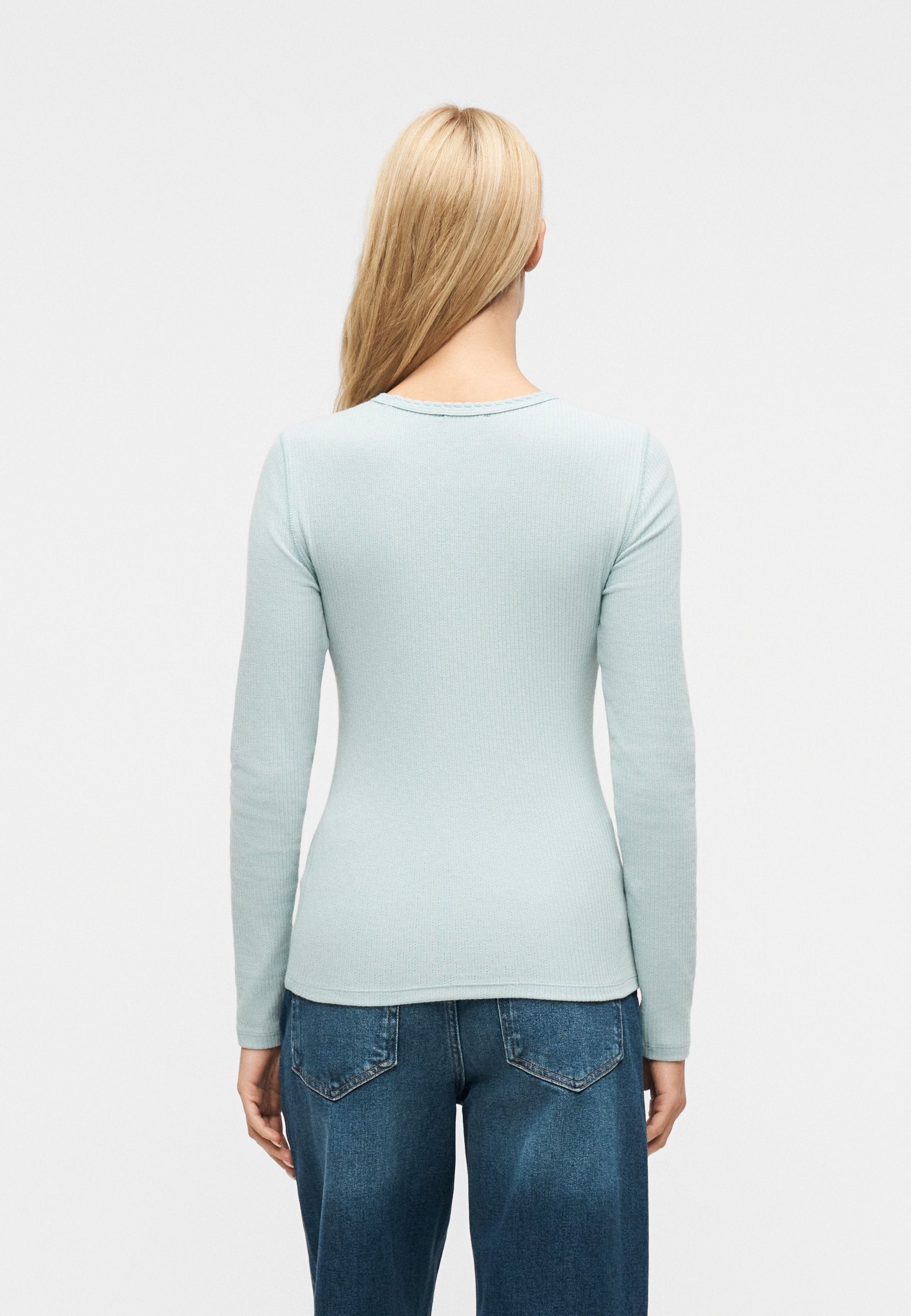 CREW - Long sleeved top - light blue