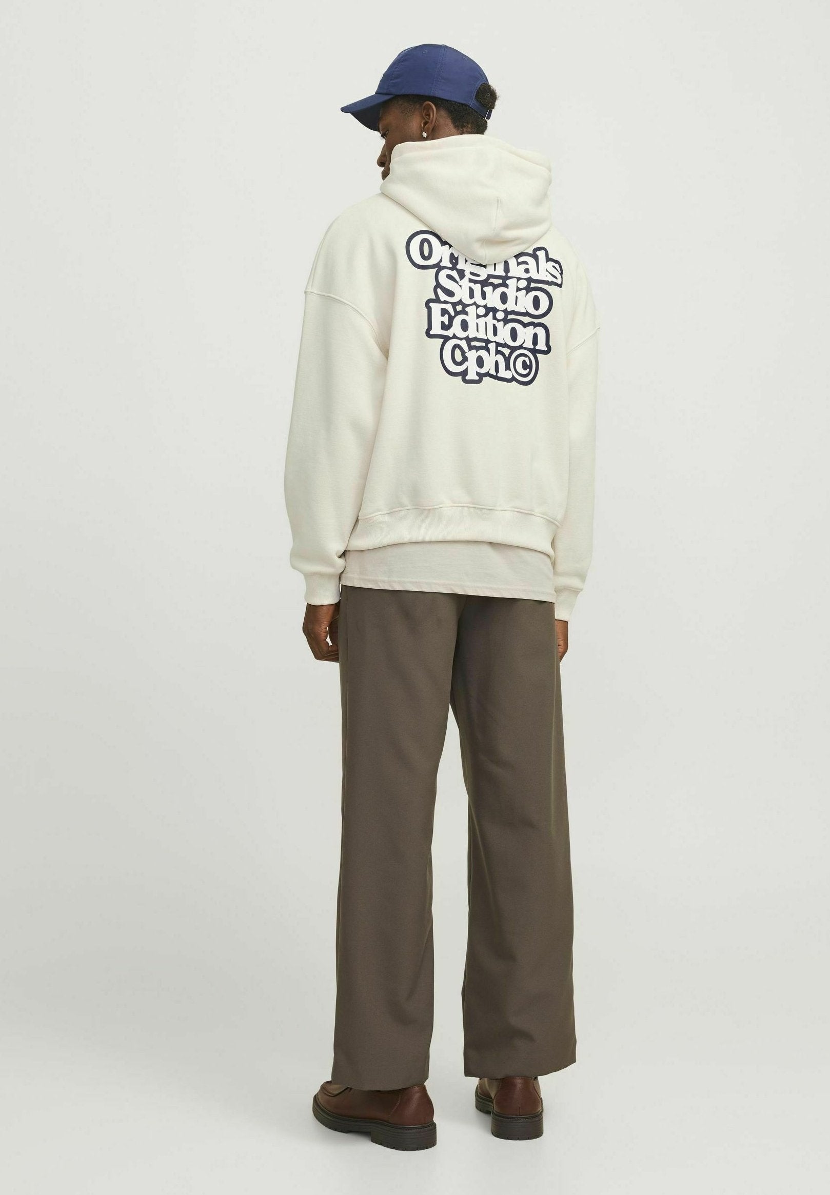 Printed - Hoodie - antique white