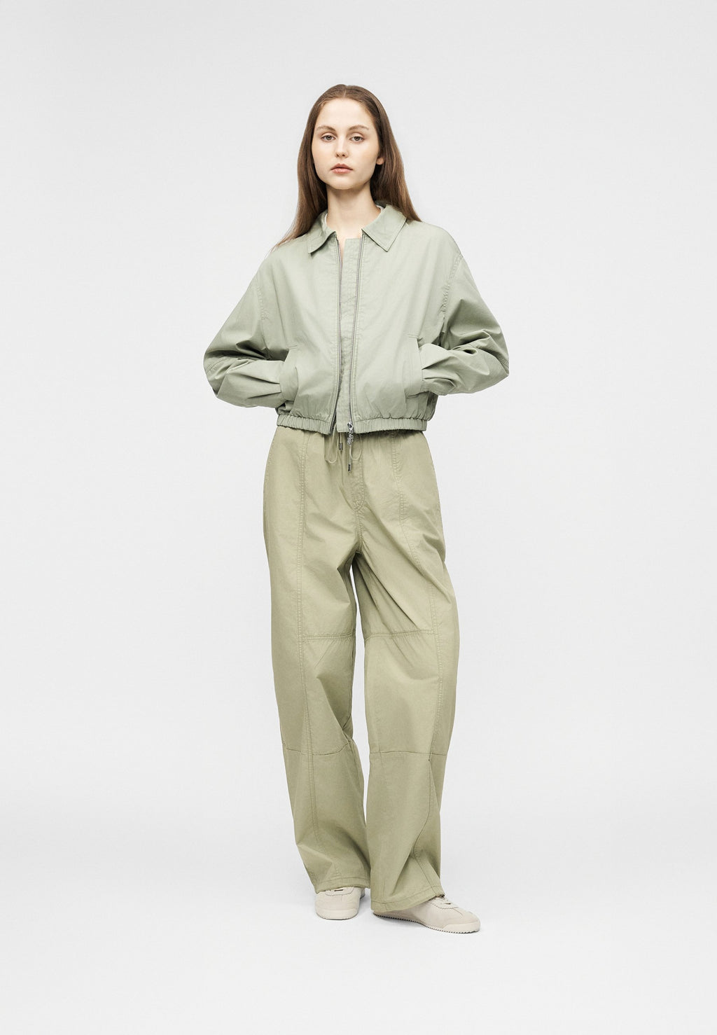 Trousers - light green