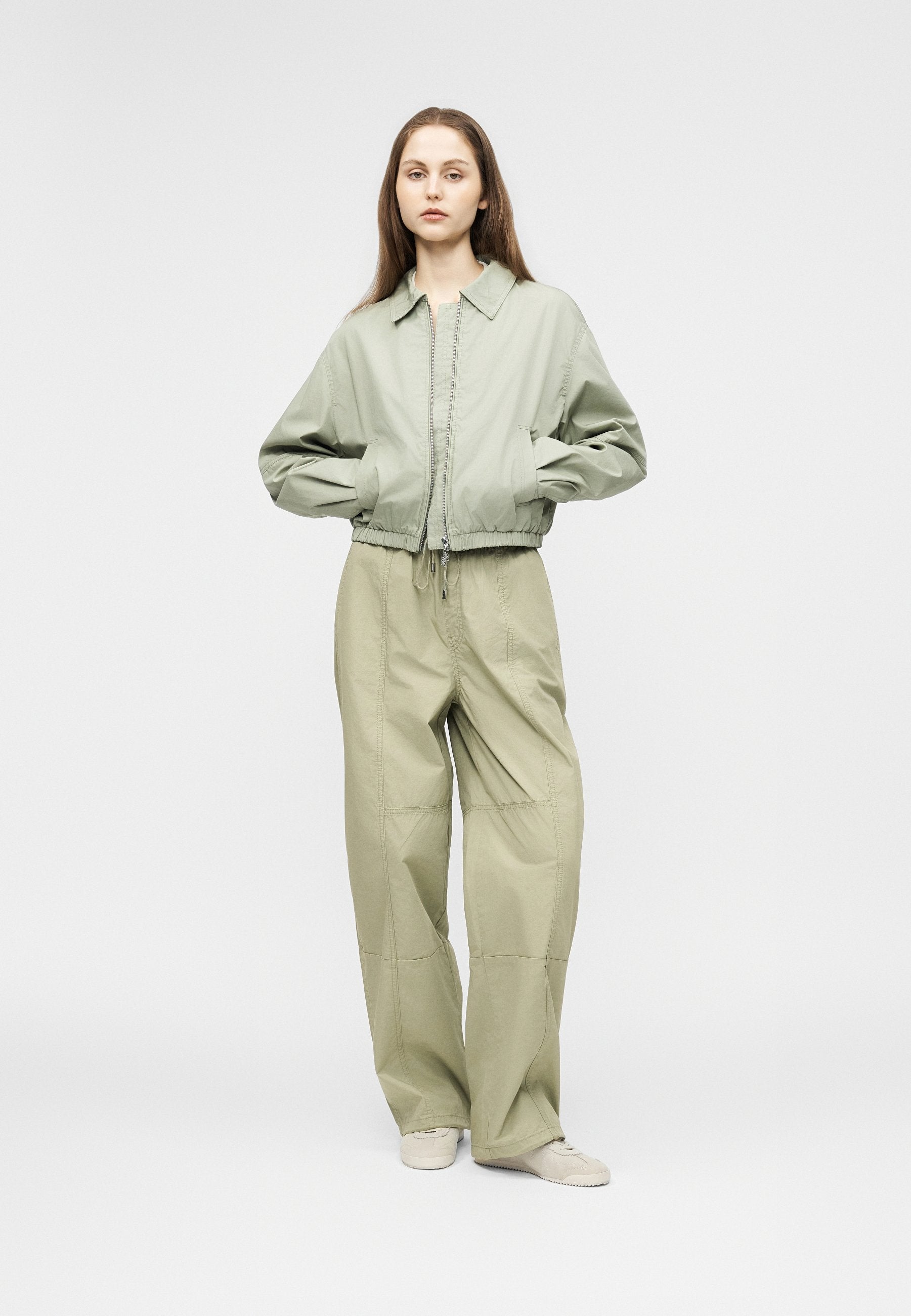 Trousers - light green