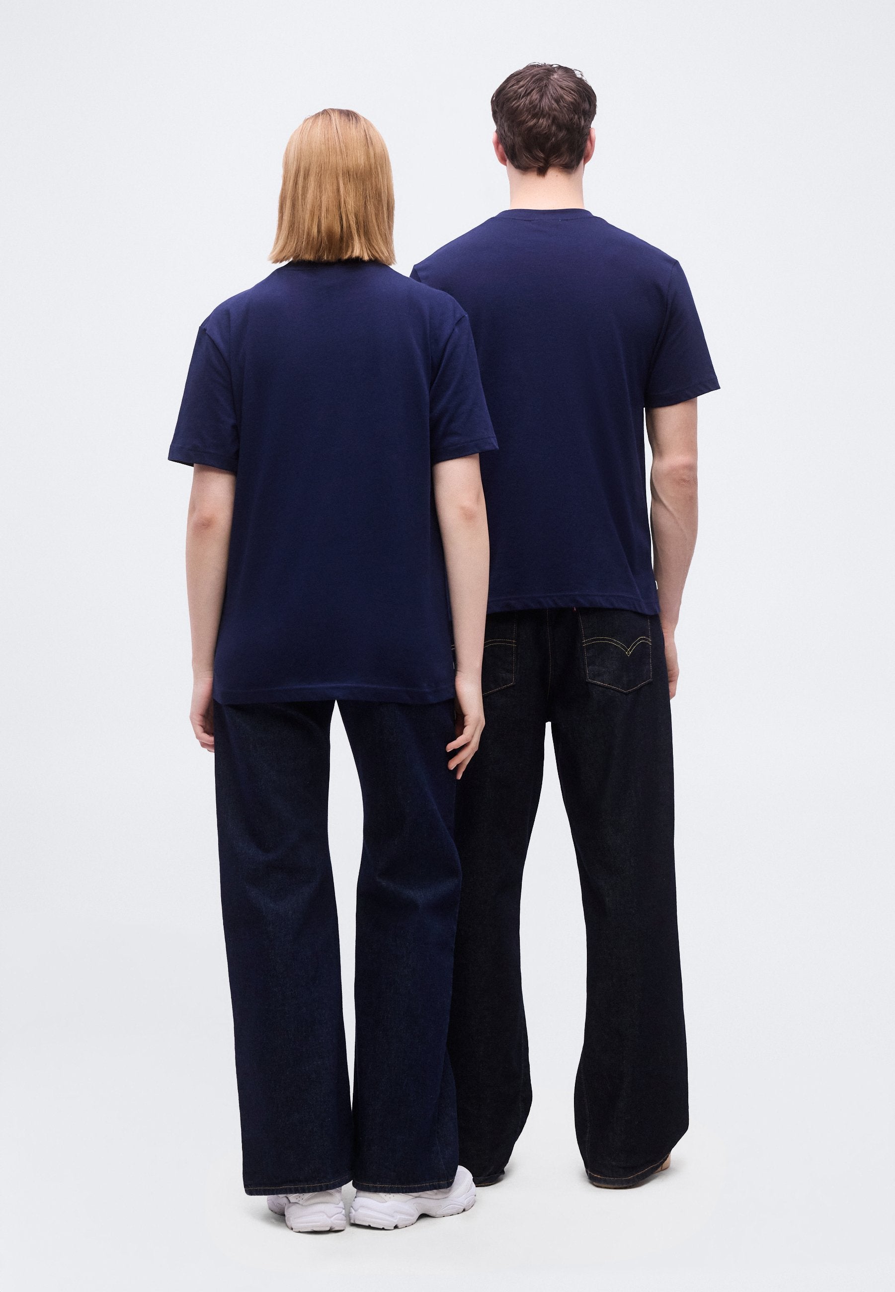UNISEX - Print T-shirt - navy blue