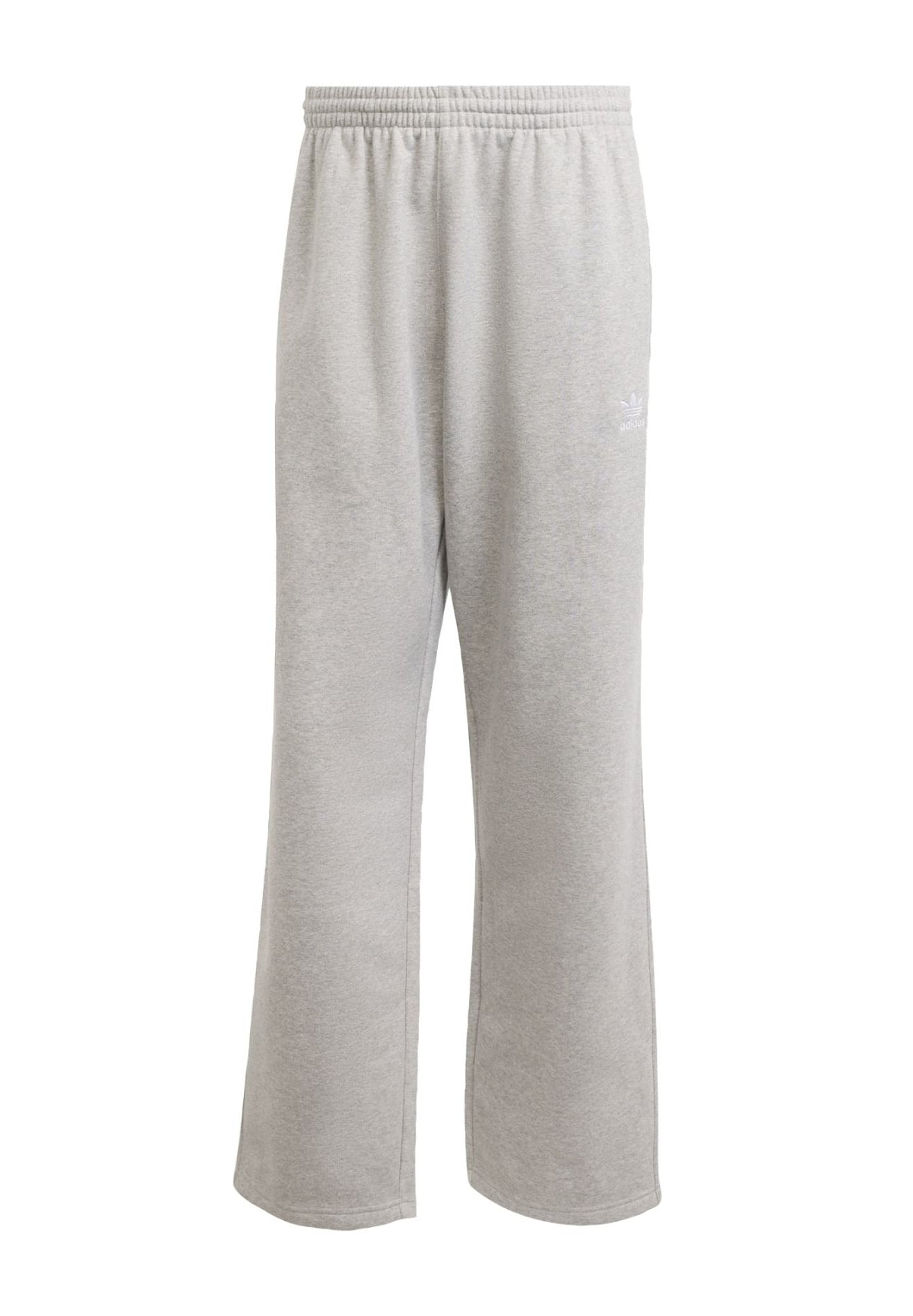 LOOSE UNISEX - Tracksuit bottoms - medium grey heather white