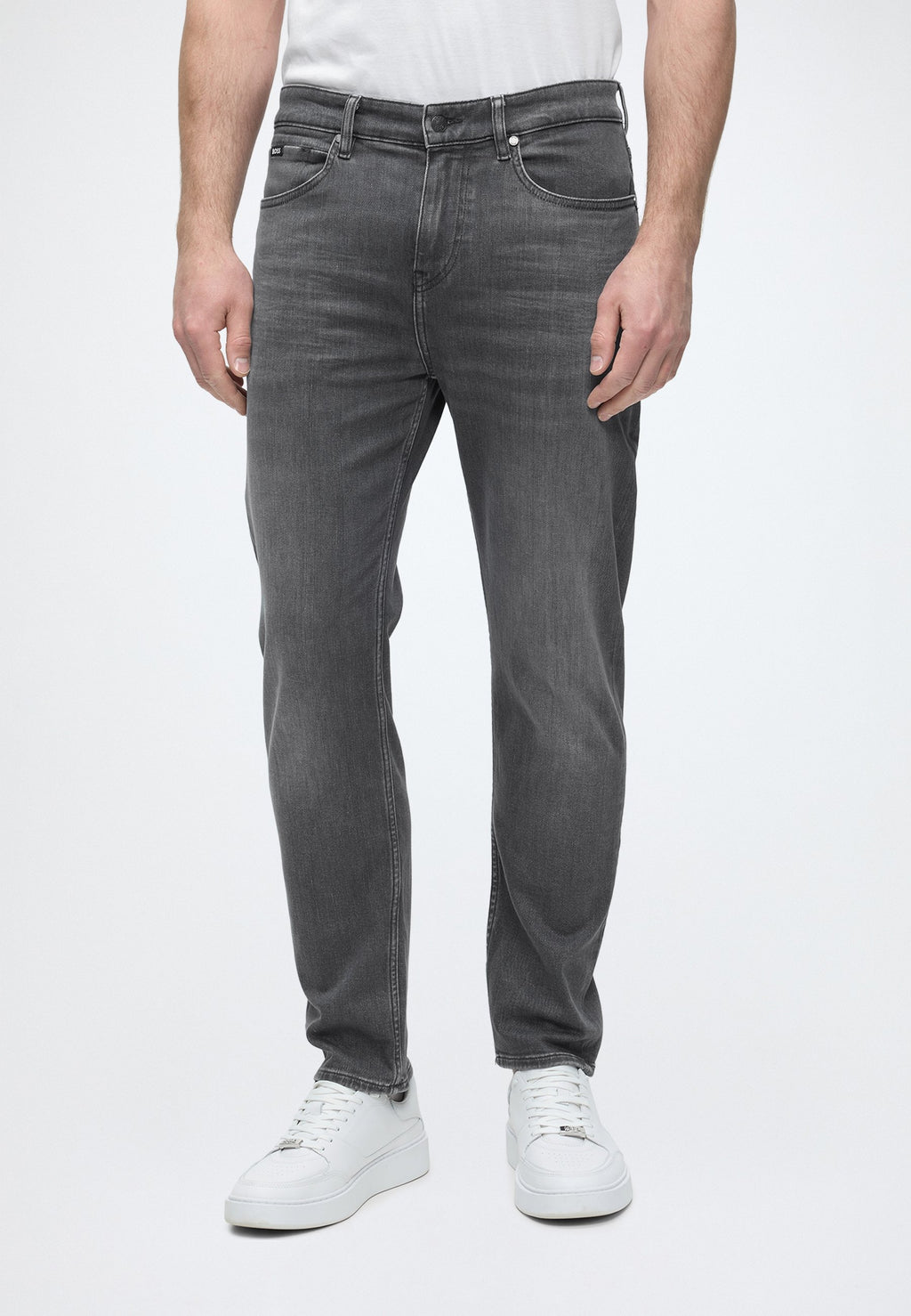 MAINE - Jeans Tapered Fit - grey