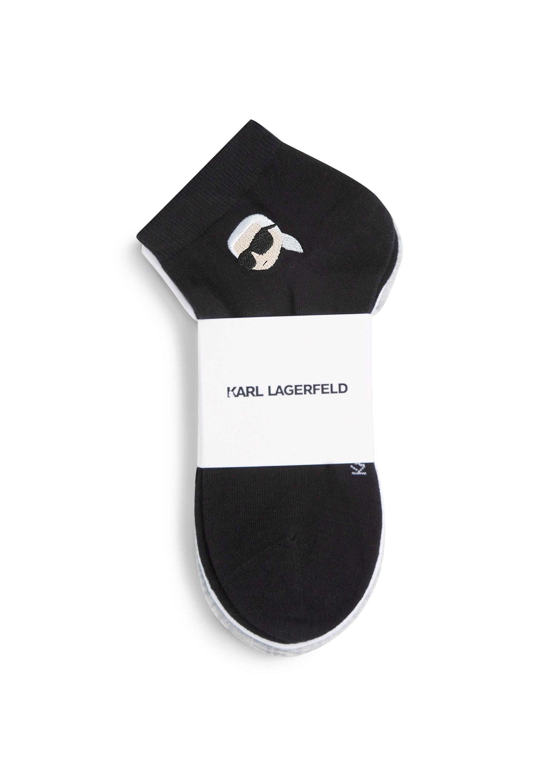 IKON SHORT (PACK OF 3) - Sneaker socks - black/white/grey