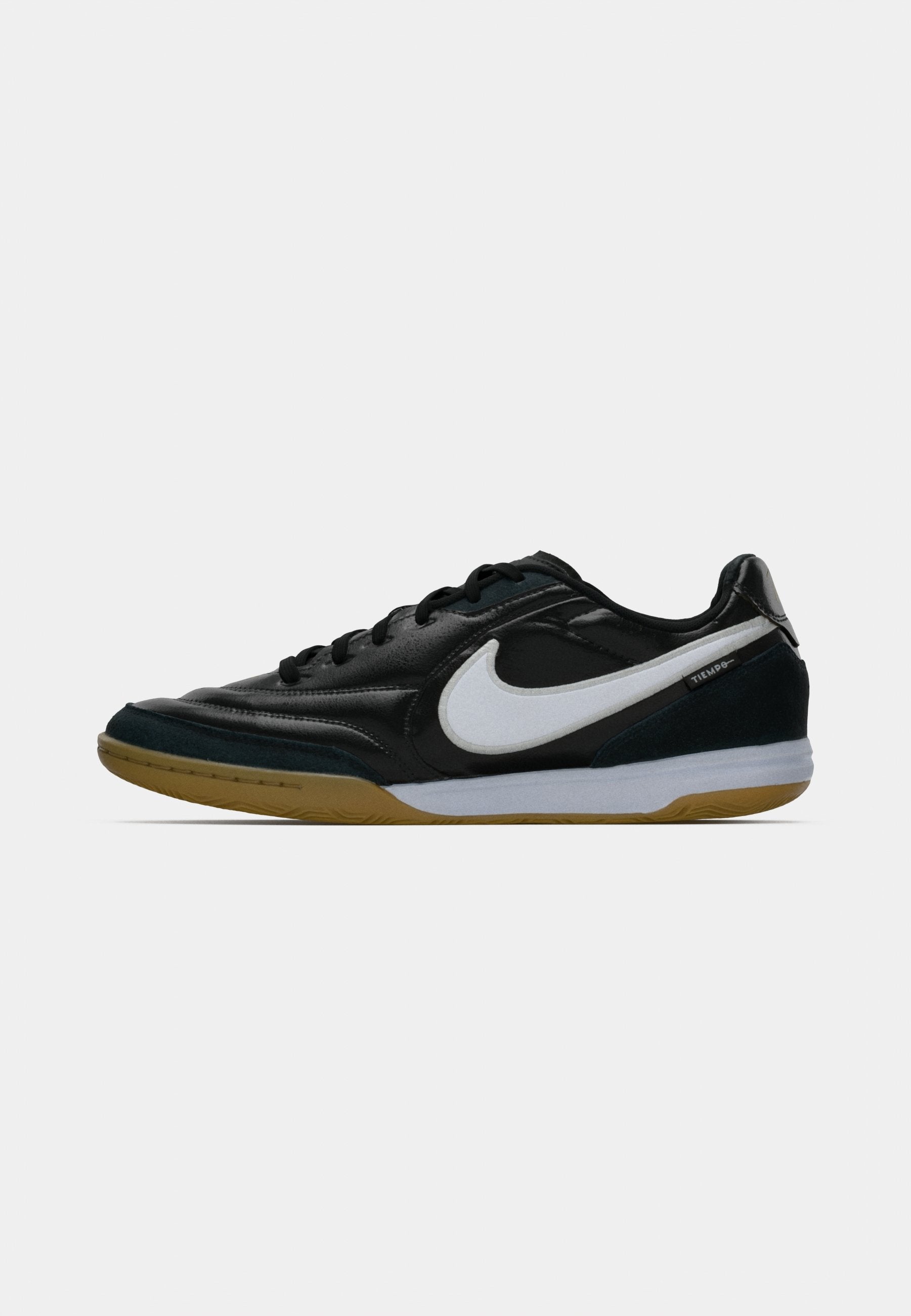 TIEMPO STREETGATO IC UNISEX - Salon futbolu ayakkabısı - siyah/beyaz