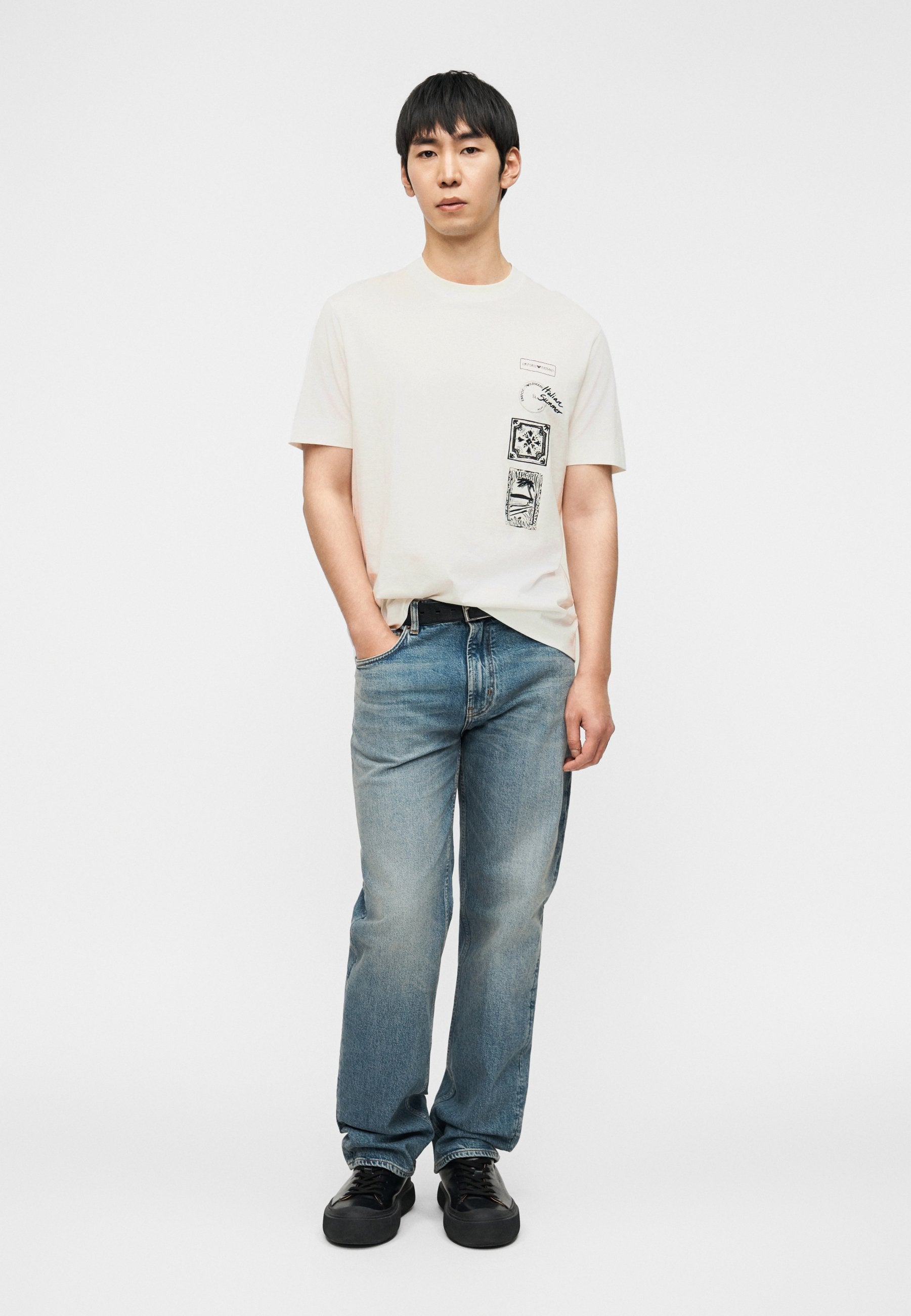 Print T-shirt - off-white