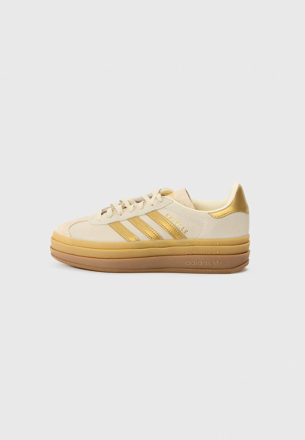 GAZELLE BOLD W - Spor Ayakkabı - krem beyaz/çöl kahvesi