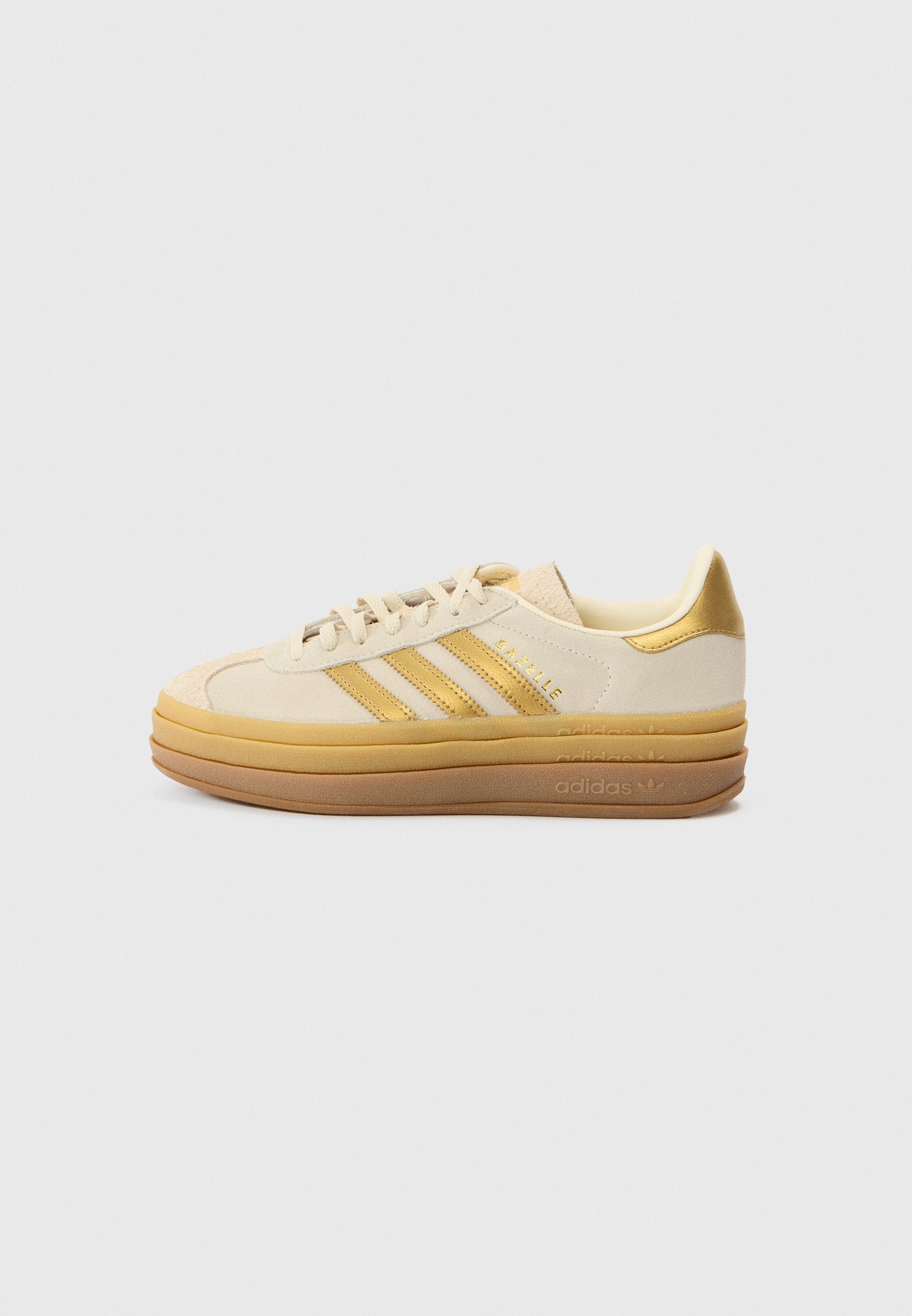 GAZELLE BOLD W - Spor Ayakkabı - krem beyaz/çöl kahvesi