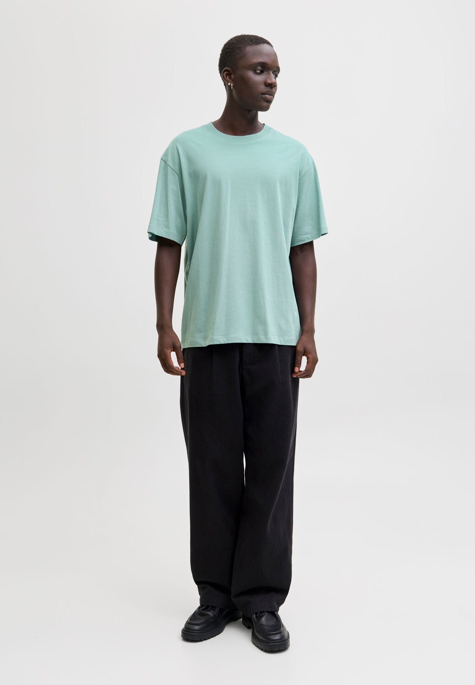 Plain - Basic T-shirt - mineral blue