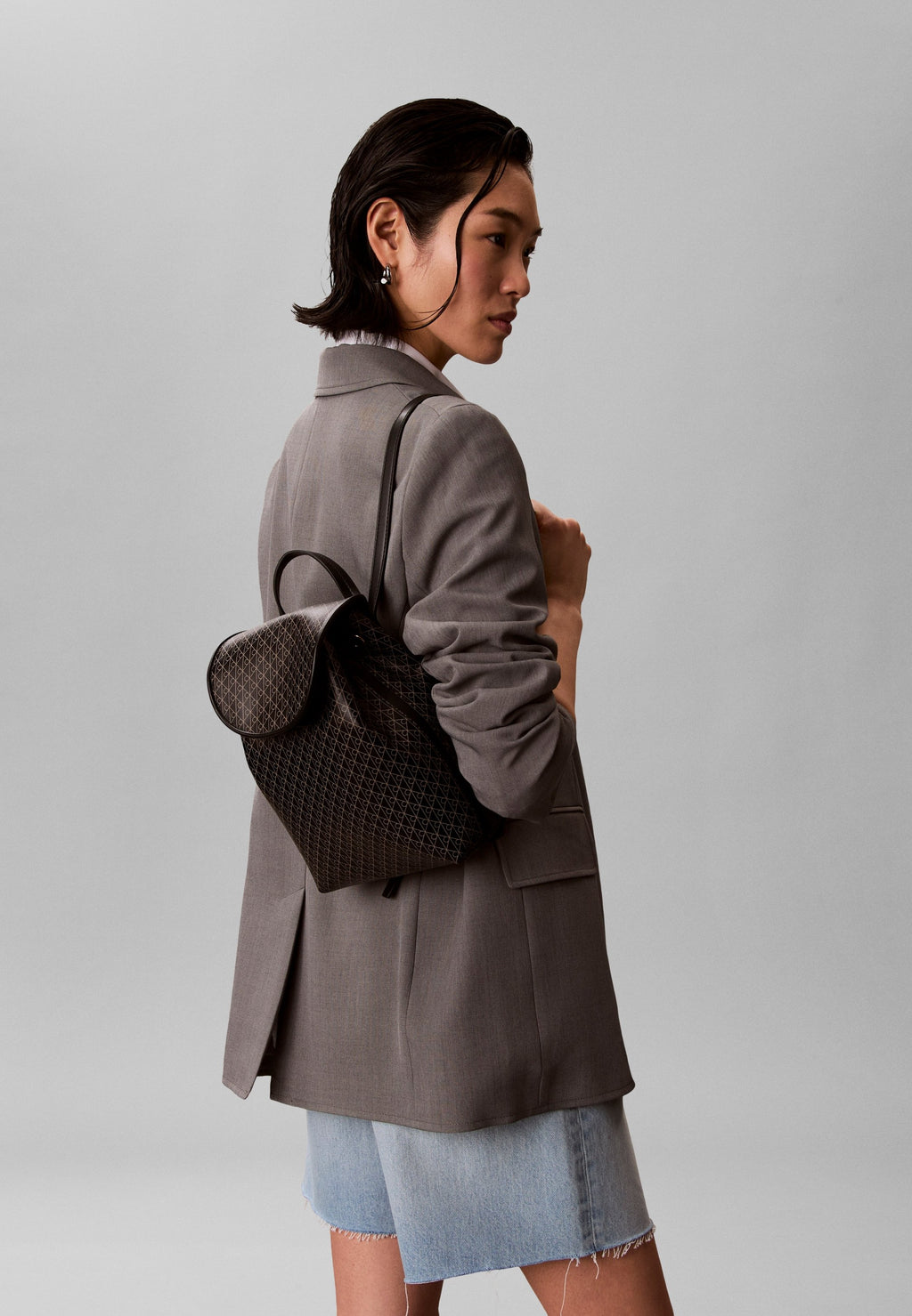 EMBLEM MINI BACKPACK - Rucksack - black