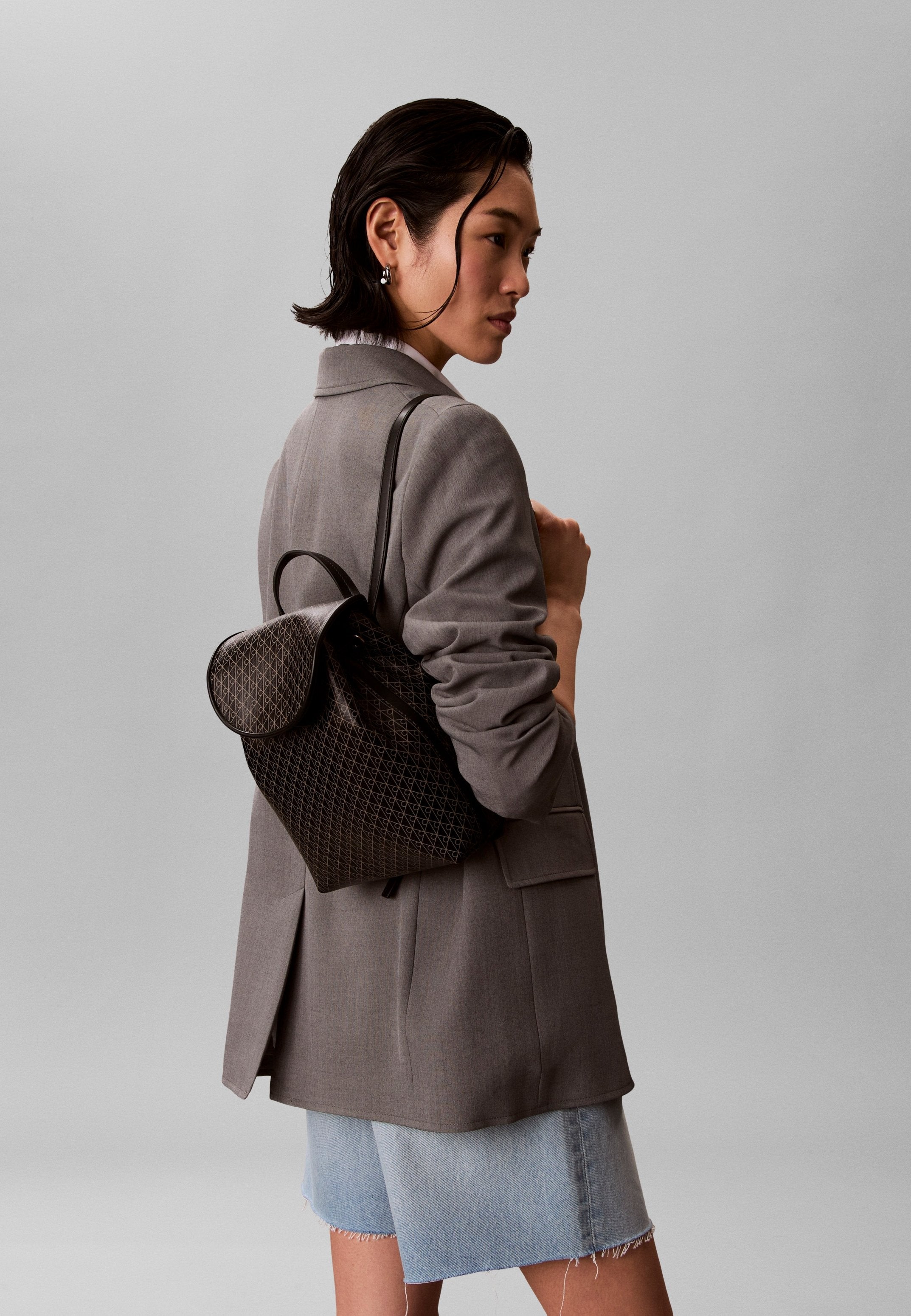 EMBLEM MINI BACKPACK - Rucksack - black
