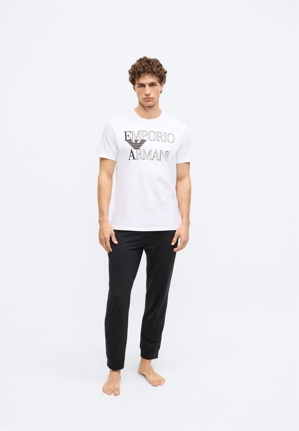 CREW NECK - Pyjama top - white