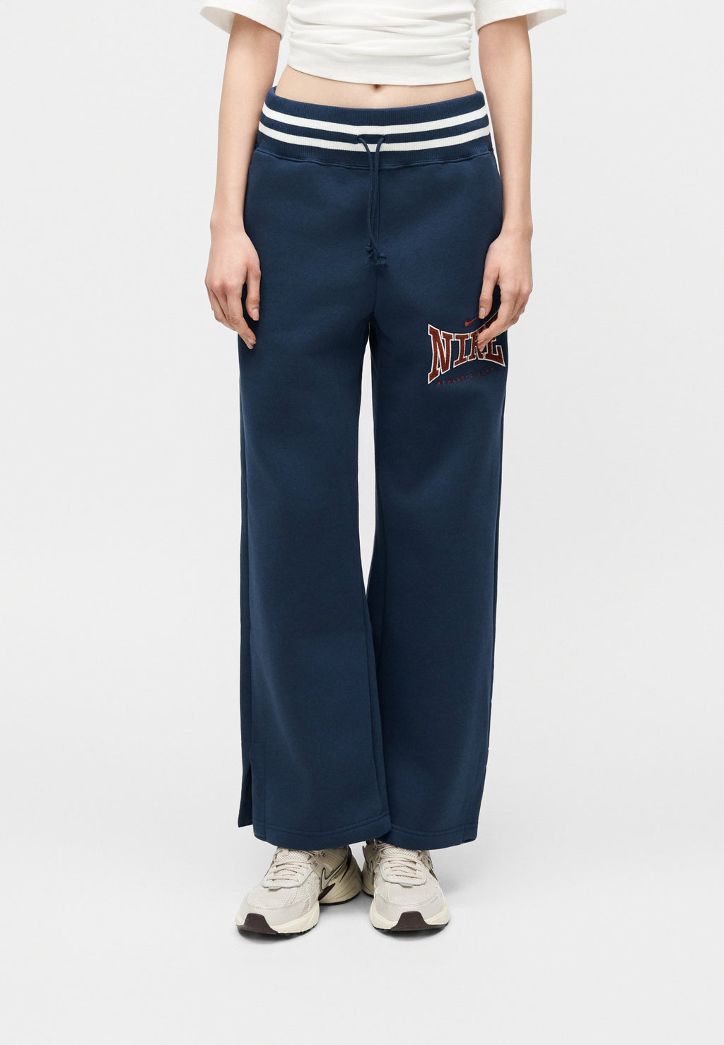 Tracksuit bottoms - midnight navy/team crimson