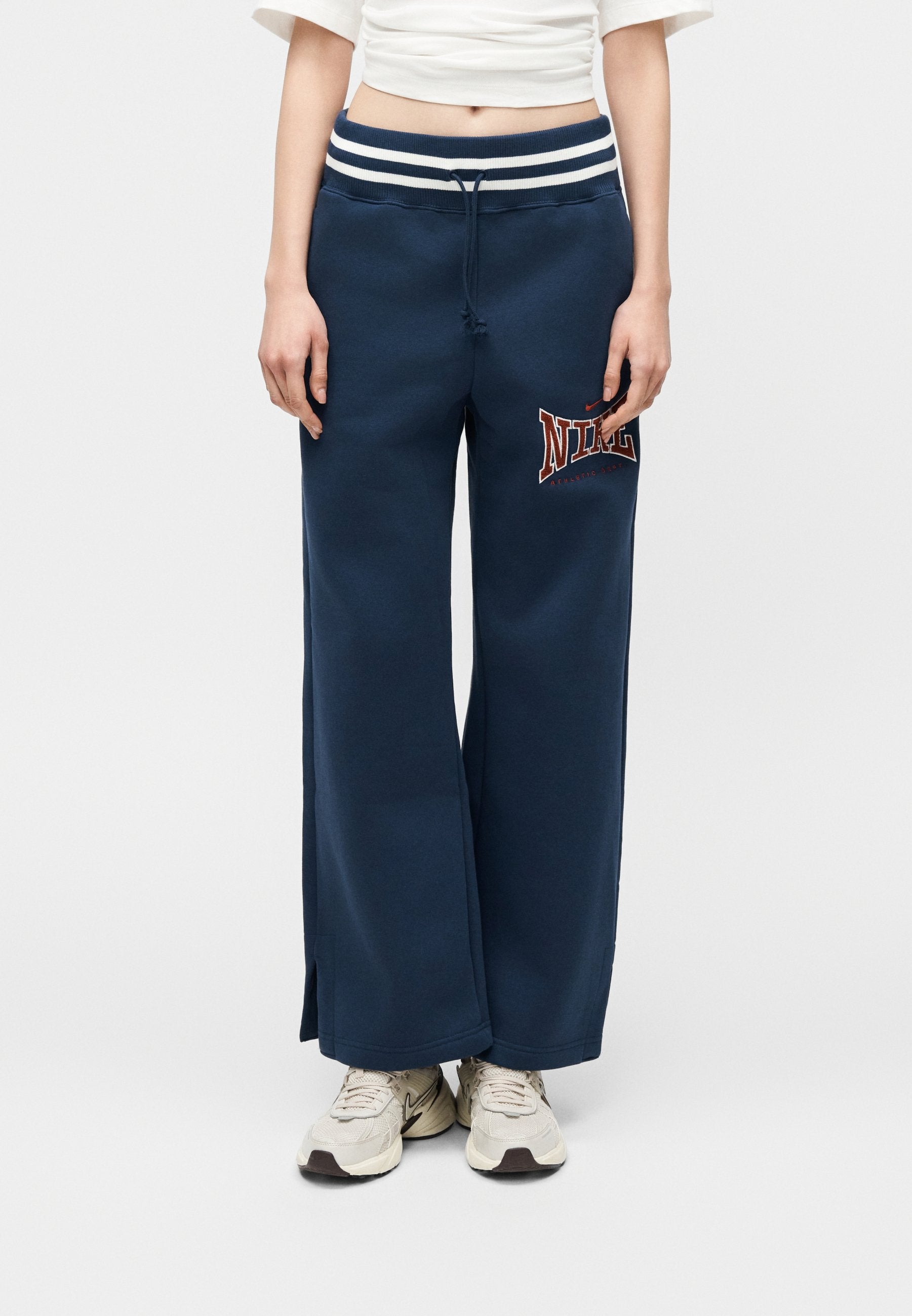 Tracksuit bottoms - midnight navy/team crimson