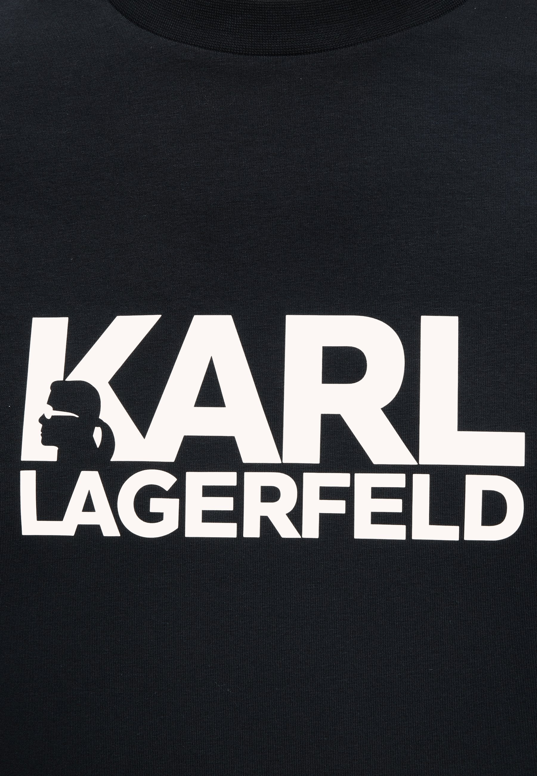 T-SHIRT CREWNECK - Print T-shirt - midnight blue