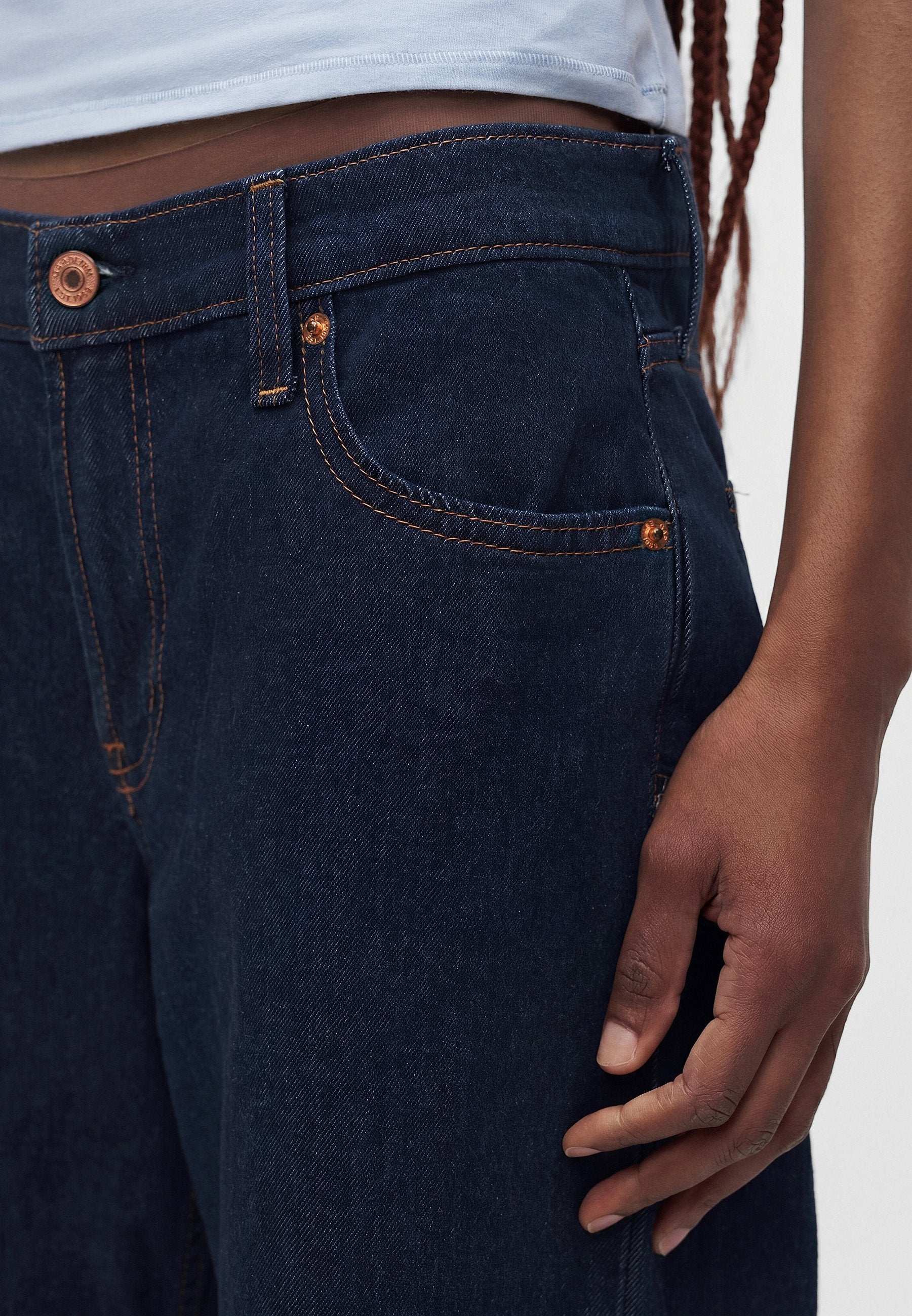 MERWIN - Baggy Jeans - dark indigo