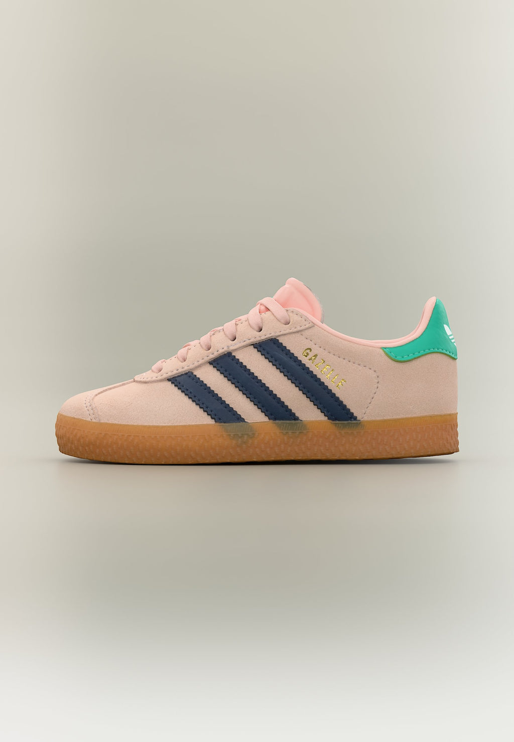 GAZELLE UNISEX - Baskets basses - blush pink/night indigo/hi res green