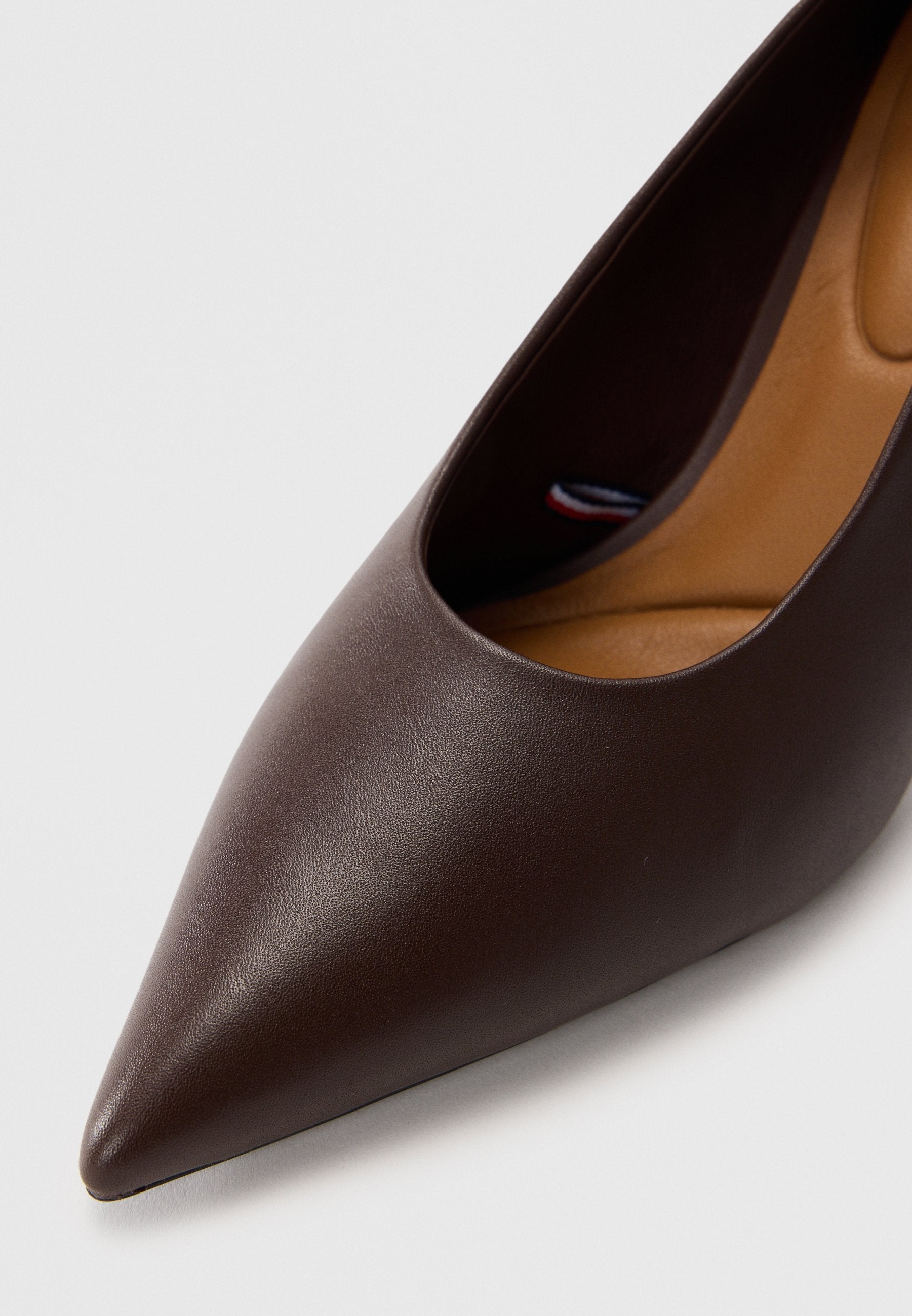 LEATHER TH MONOGRAM HIGH HEELS - Classic heels - rich walnut